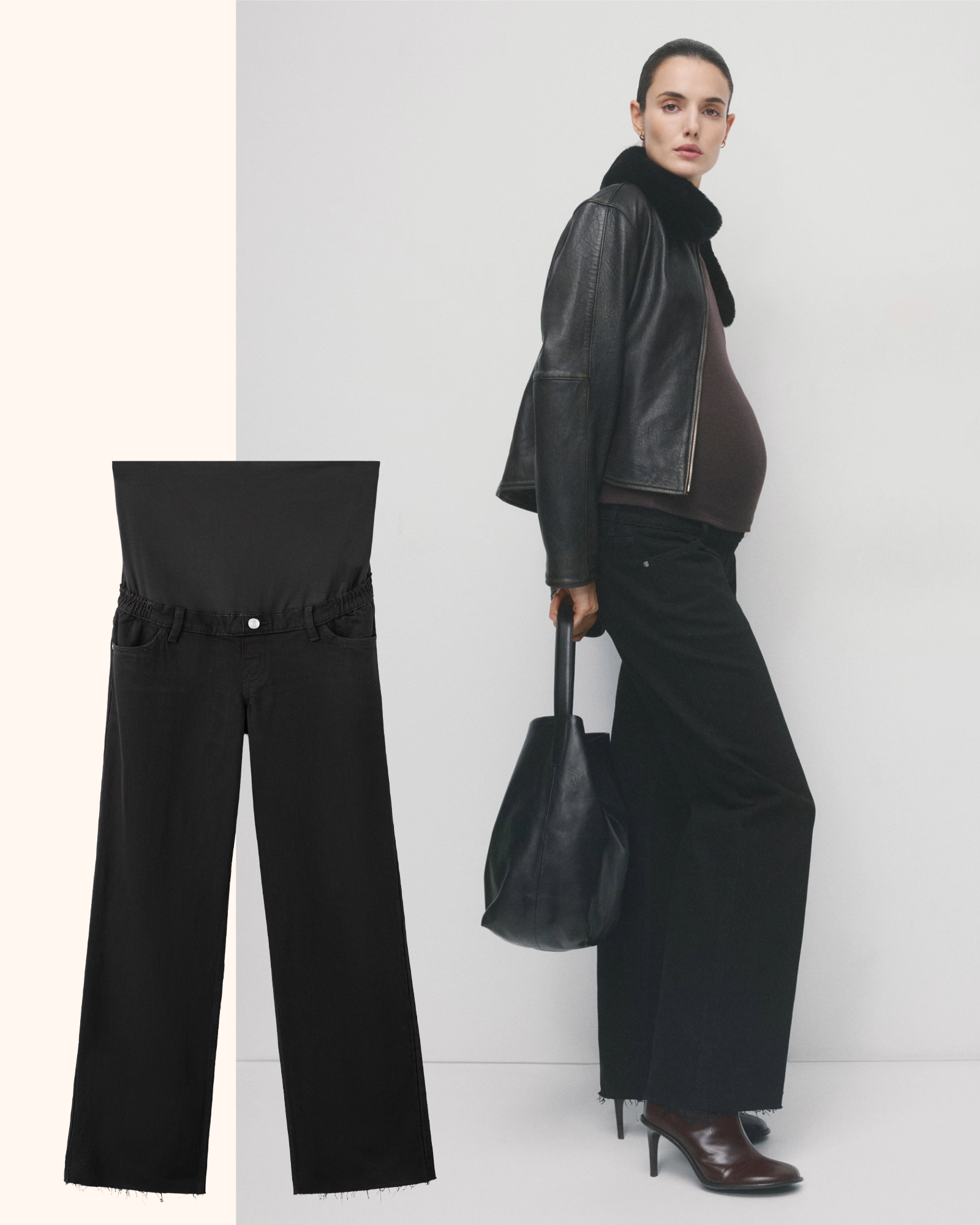 mango maternity wide leg jeans ilouity maternity jeans hatch maternity jeans agolde jeans khaite jeans levis vintage 501 jeans zara jeans wide leg jeans dark denim jeans trends 2026 luminary mothers maternity style edit alice codford sheerluxe