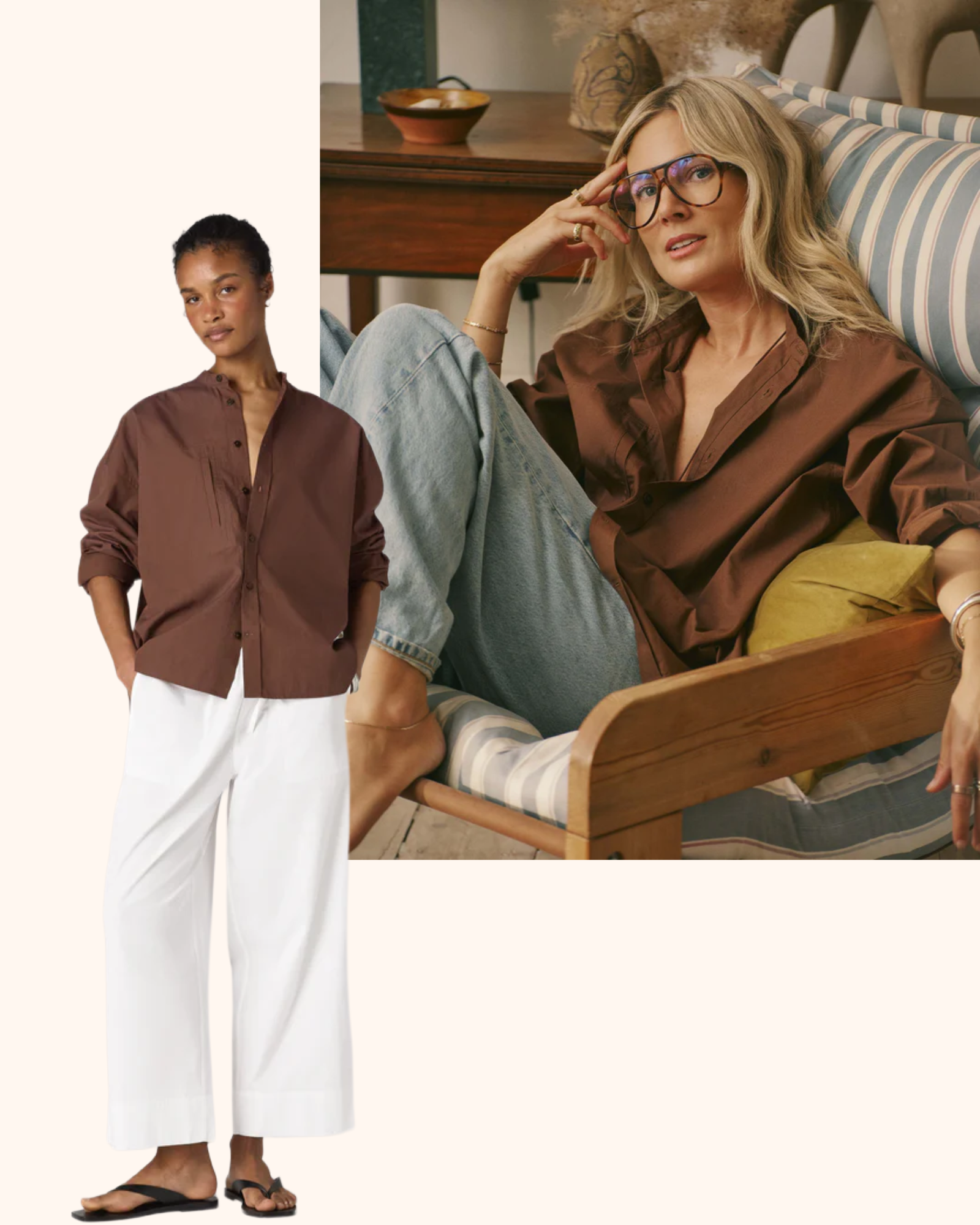 wnu lucy williams Portlligat Shirt organic cotton luminary mothers style edit picks