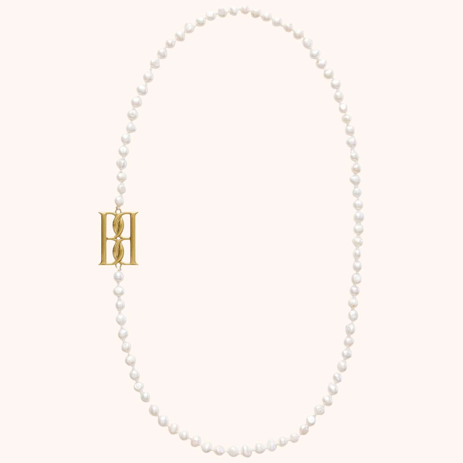 by malene birger chakallo monogram pearl necklace luminary mothers jewellery edit jewellery trends 2026 alice codford