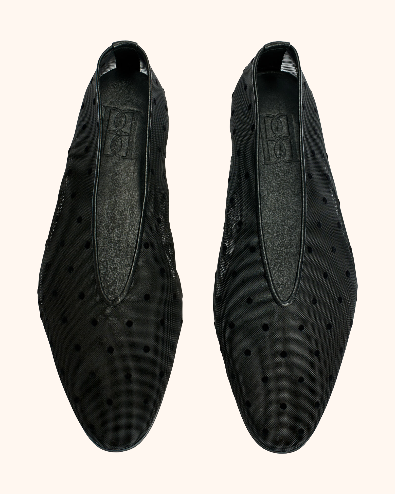 By Malene Birger Ayda Polka Dot Ballerinas dear frances balla flats alaia flats chanel flats luminary mothers