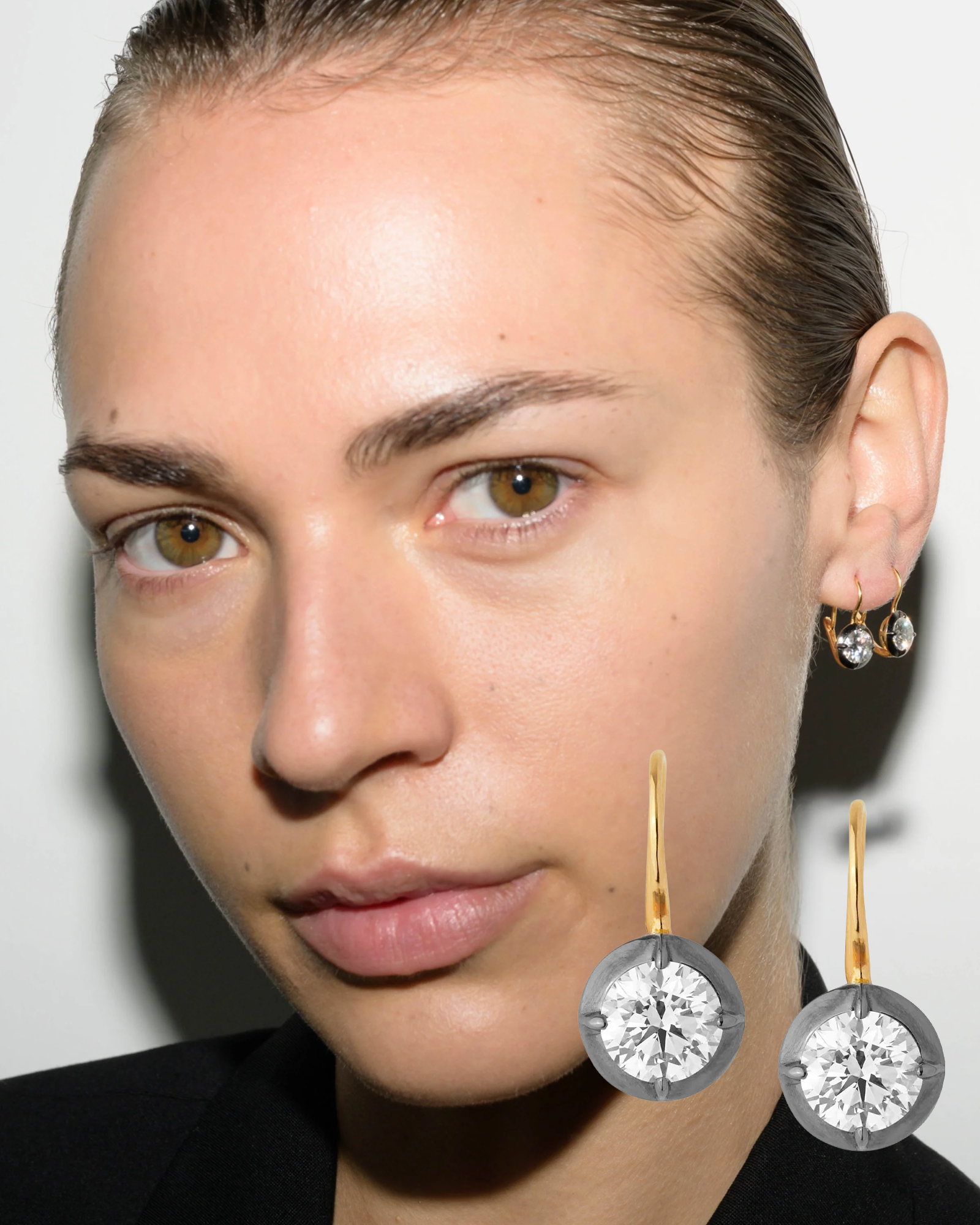 dorsey LUCIEN LATCHBACK EARRINGS IN MOISSANITE vogue picks best jewellery brands 2026 luminary mothers modern motherhood fashion style picks alice codford sheerluxe british vogue elle uk