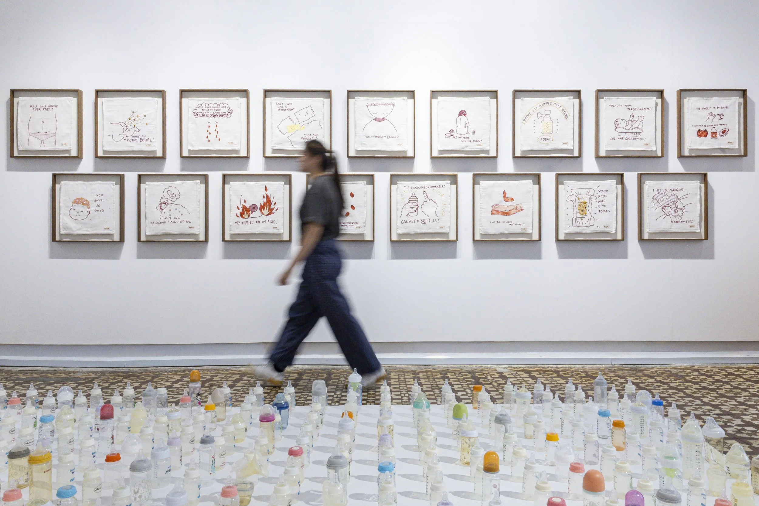 Red Hong Yi Artist Asia Am I a Mum Art exhibition time magazine female artists luminary mothers conversations