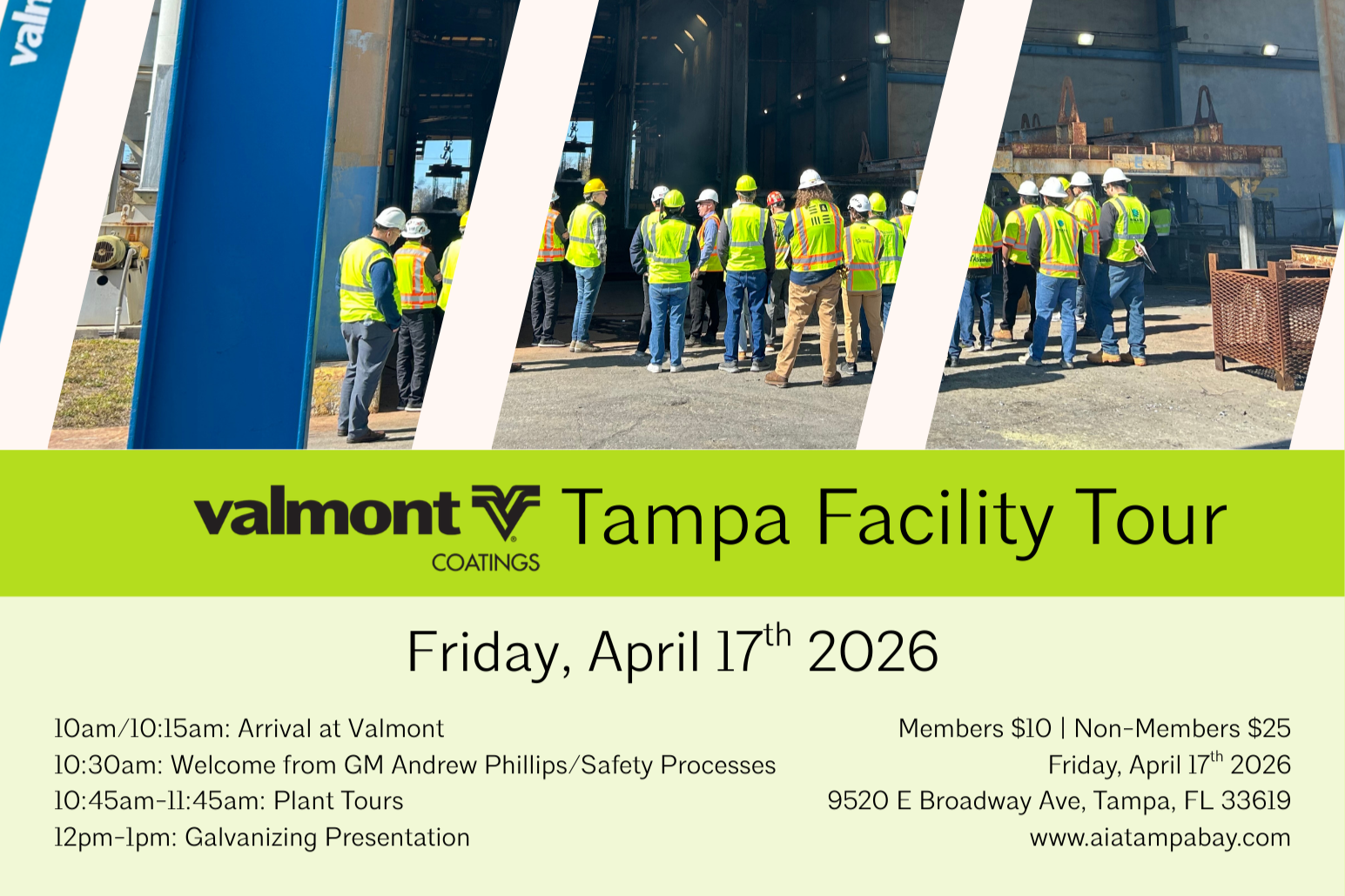Valmont Tampa Facility Tour - 1 LU