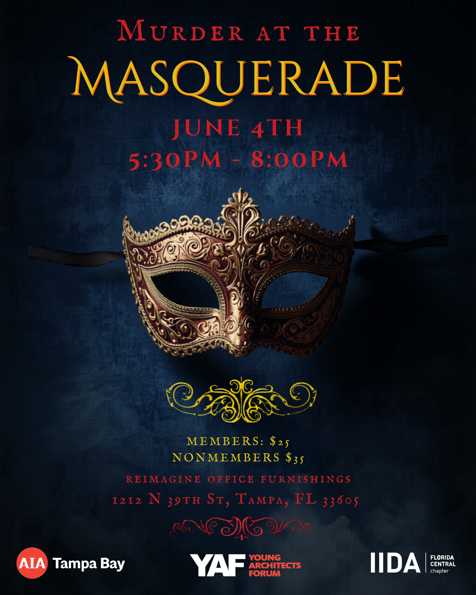 Murder at the Masquerade Event by AIA x YAF x IIDA