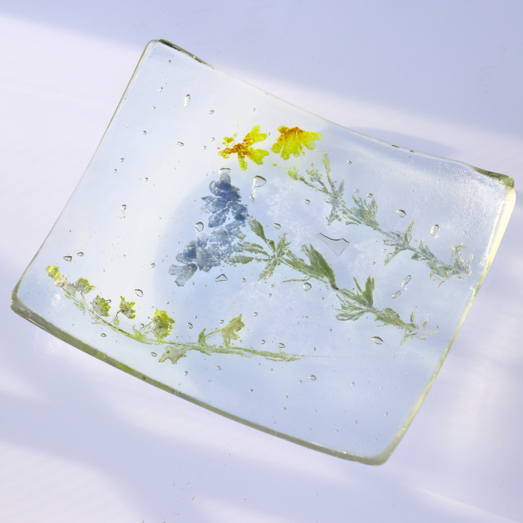 Fossil Flower Dish