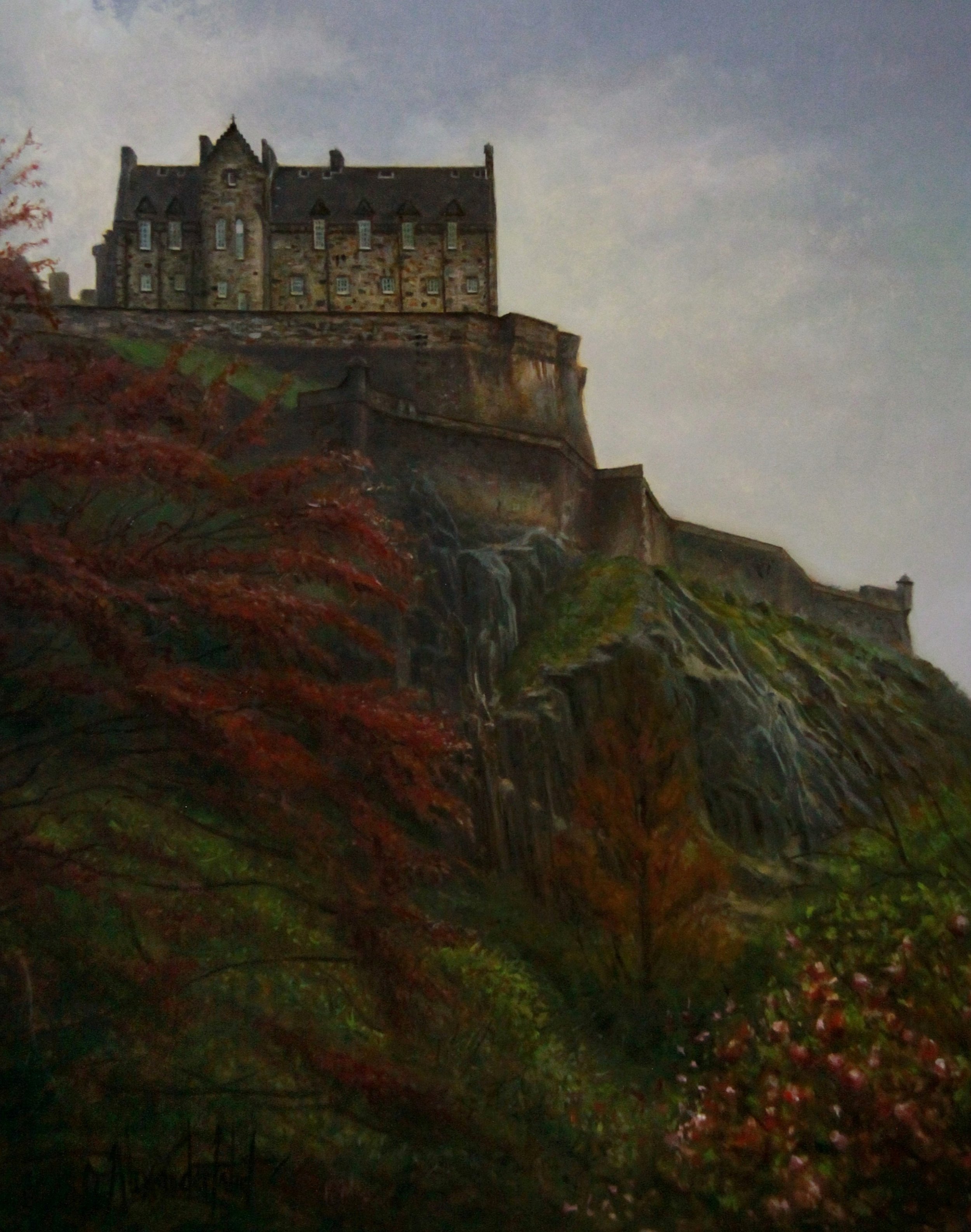 "The Edinburgh Castle"
Oil on Panel
14x11 in.
$1,950