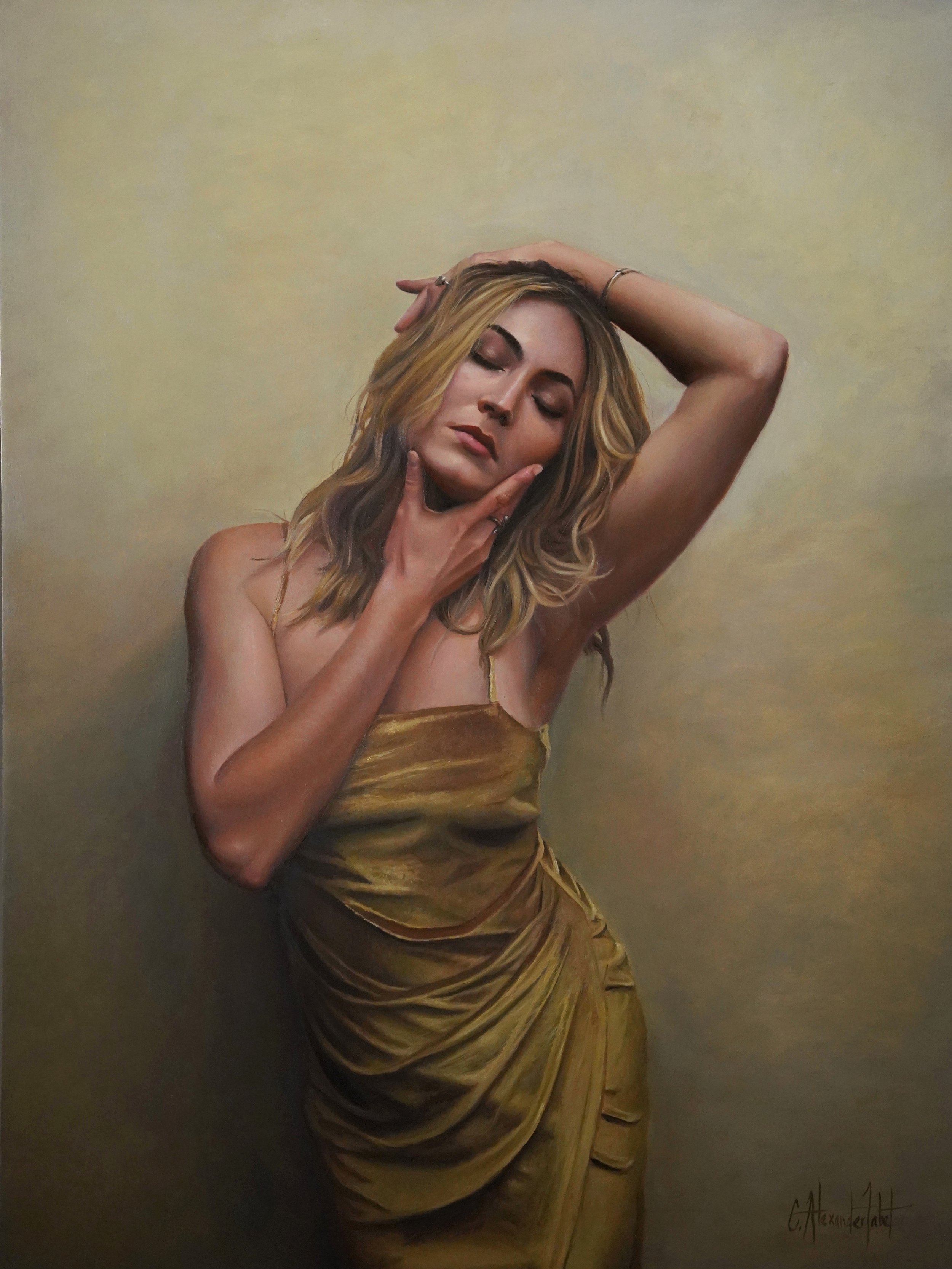 Gold Mystic
24"x18"
oil on panel