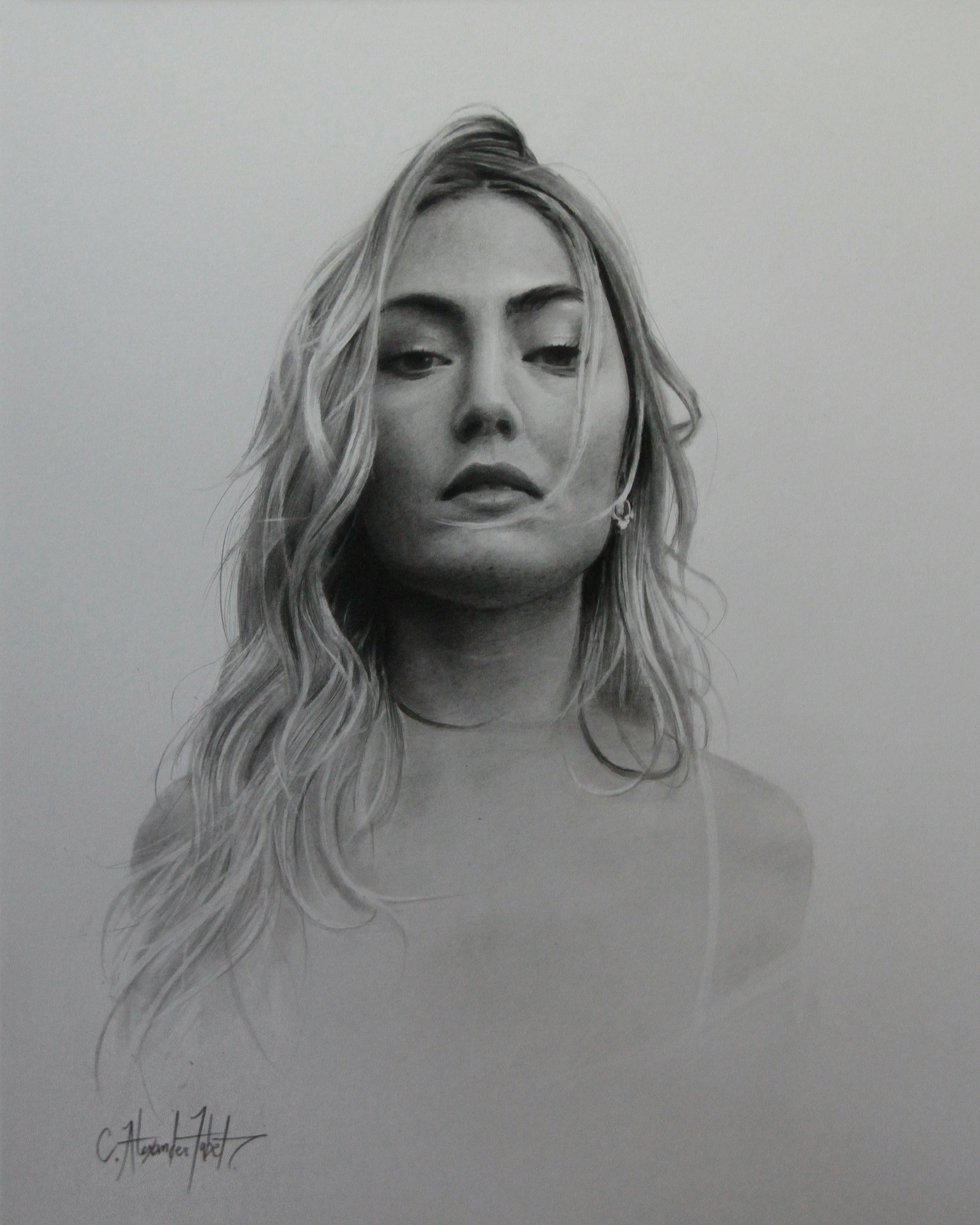 Danielle
14"x11"
graphite and charcoal on bristol paper