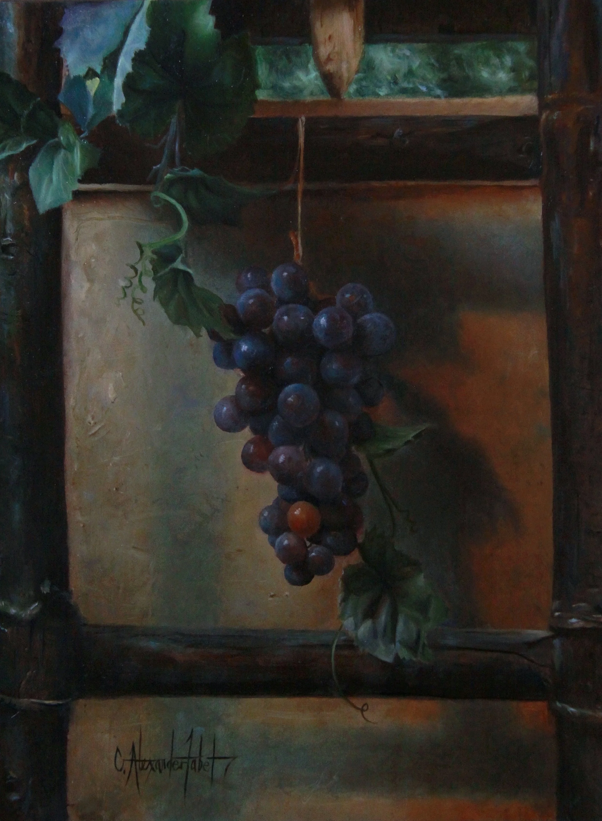 "Fruit of the Vine"
Oil on Panel
12x9 in.
-Private Collection-