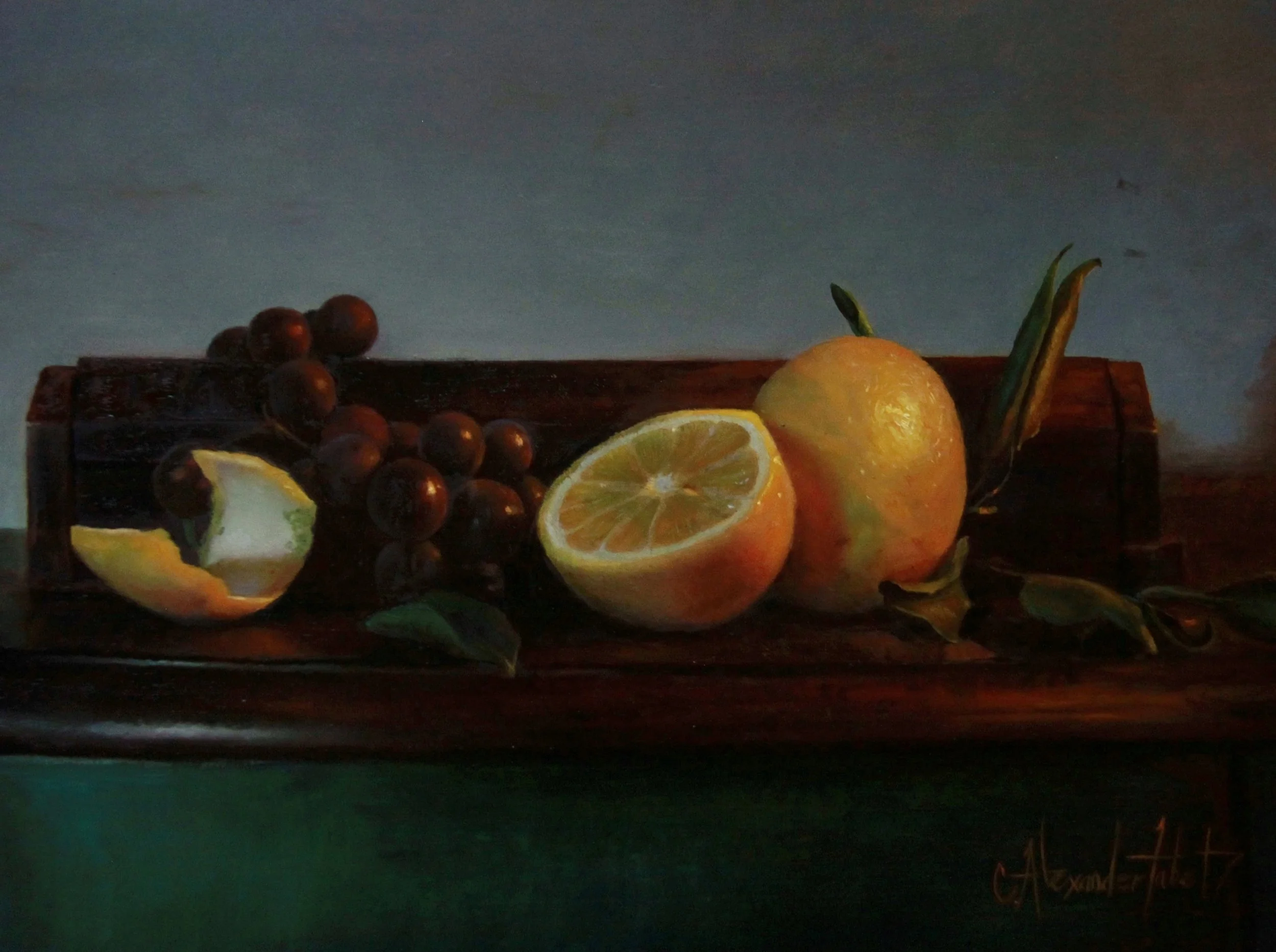 "Lemons on Wood"
Oil on Panel
12x9 in.
-Private Collection-