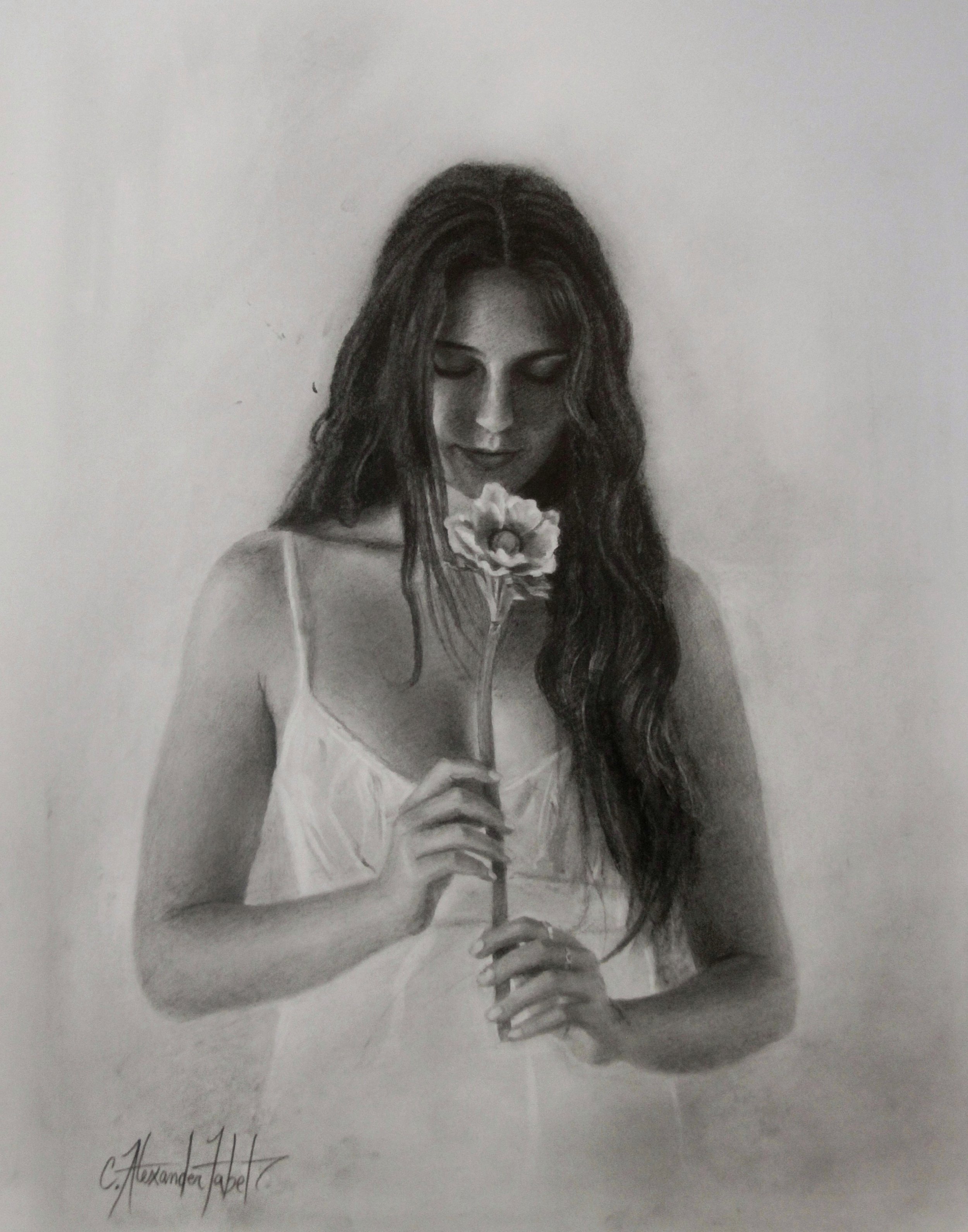 Mary
14"x11"
graphite and charcoal on bristol paper