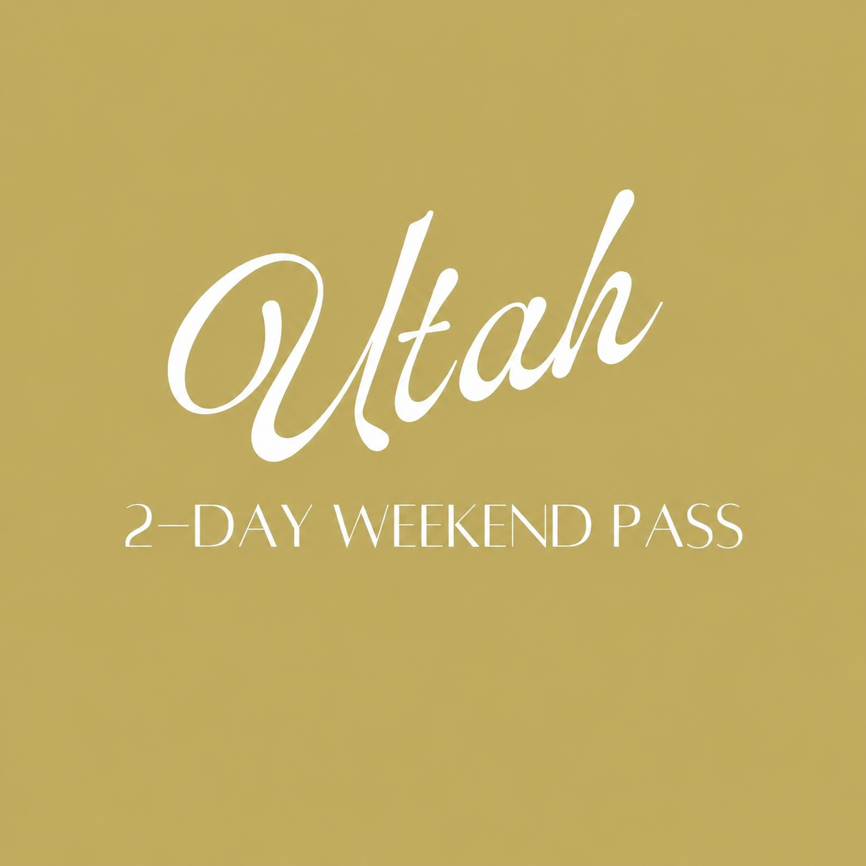 2-Day Weekend Pass
