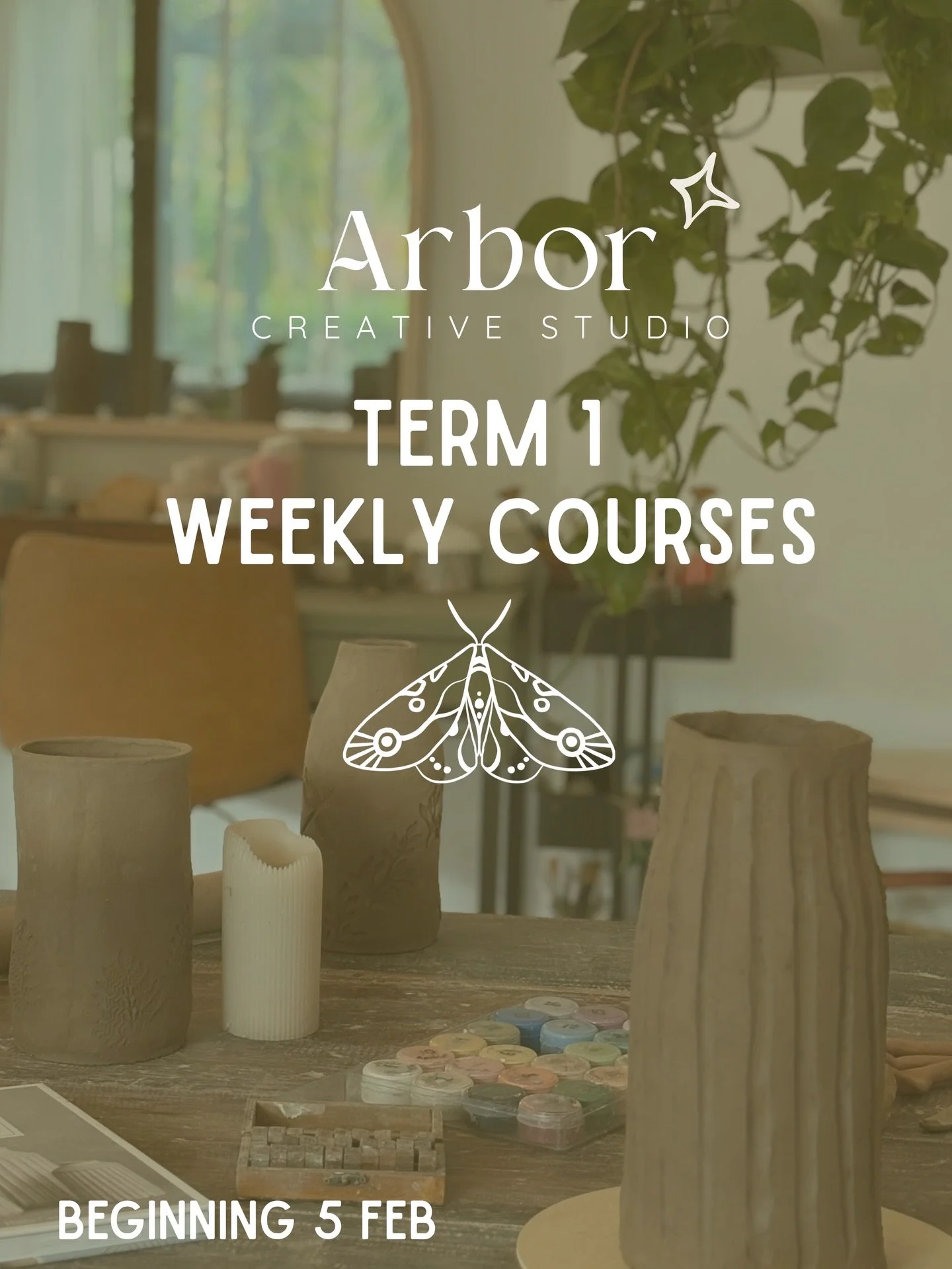 Weekly classes are returning from this week!

Whether you are looking to unwind, reconnect with your creativity, or build a simple weekly ritual for yourself, this is your invitation.

Join a weekly hand building class at Arbor - a calm, welcoming sp