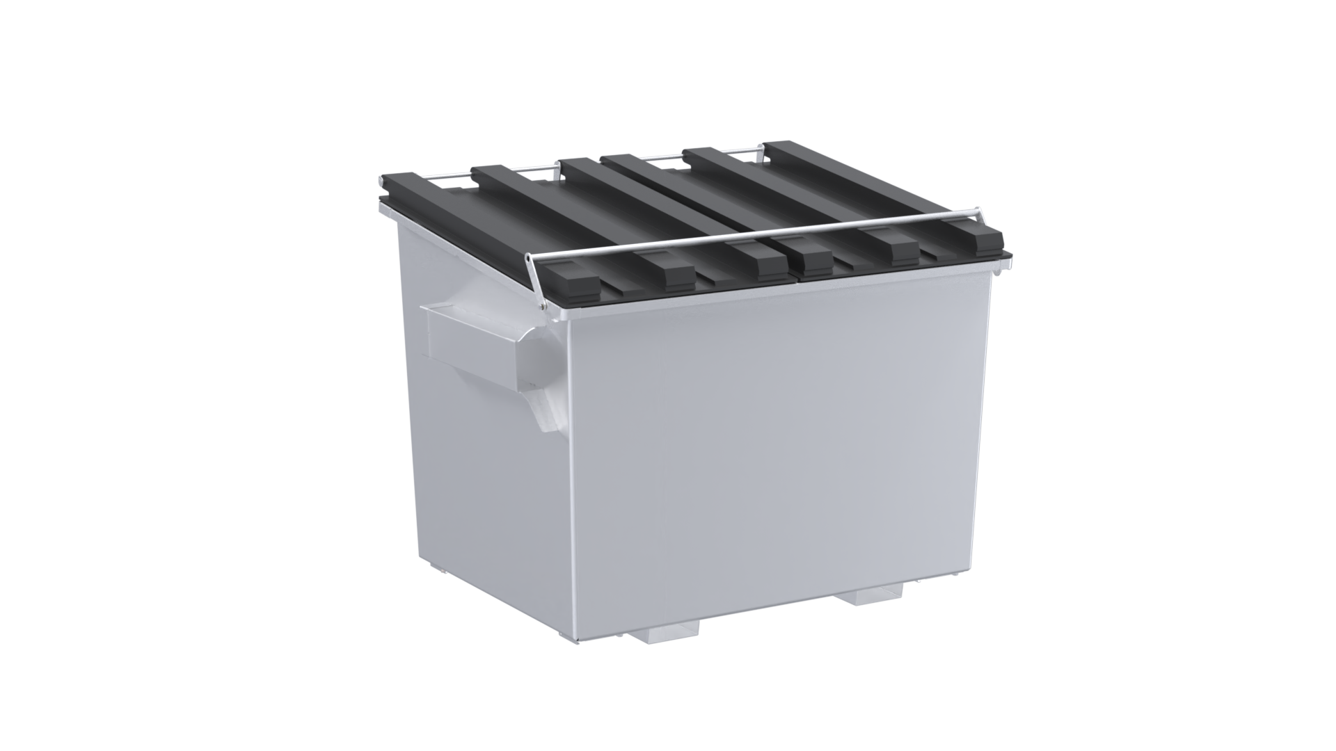 Top Loading Bins Front Load Bins NZ | Solid Steel FEL Bins | Primetech Systems ...