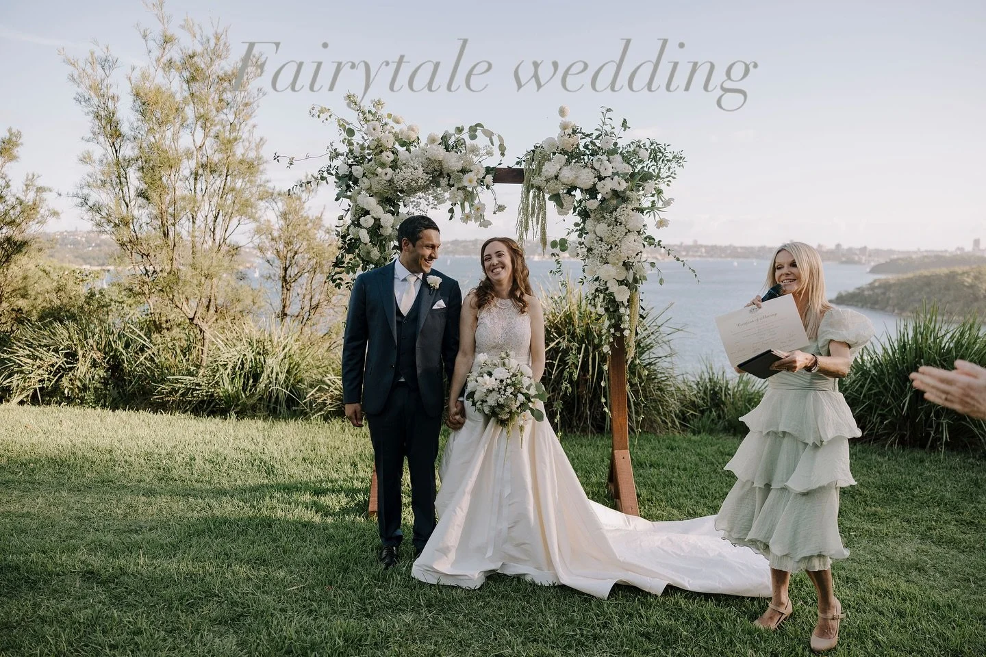 A fairytale wedding by our gorgrous harbour