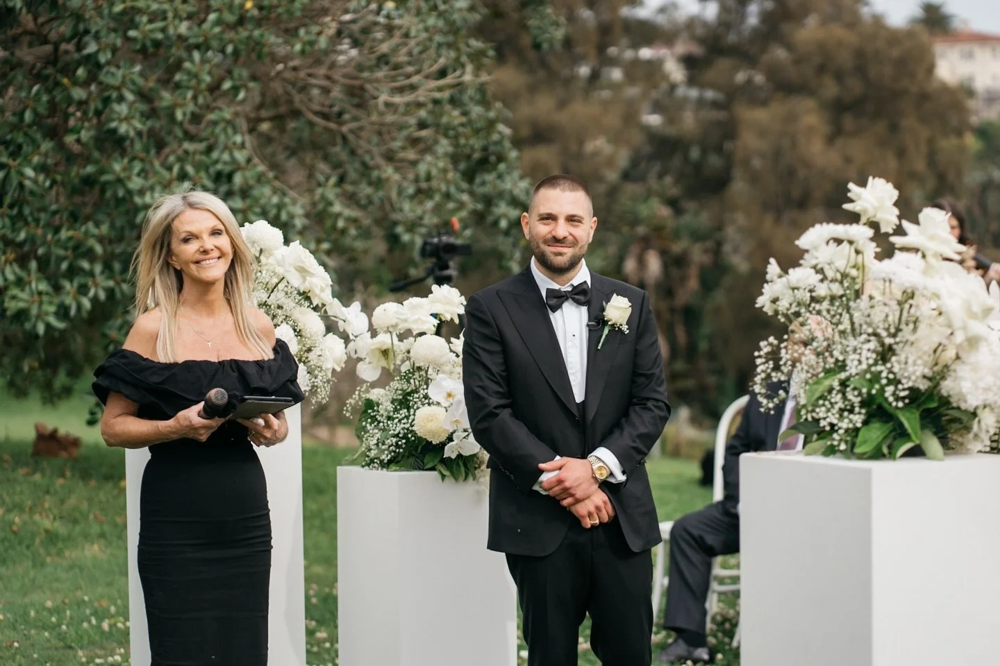 An incredibly romantic and emotional day with a beautiful couple  Kat and Adriano and their gorgeous little kids . The set up by Lovesickweddings  was next level and Natalie  the violinist played with so much feeling . Thankyou to maple and June phot
