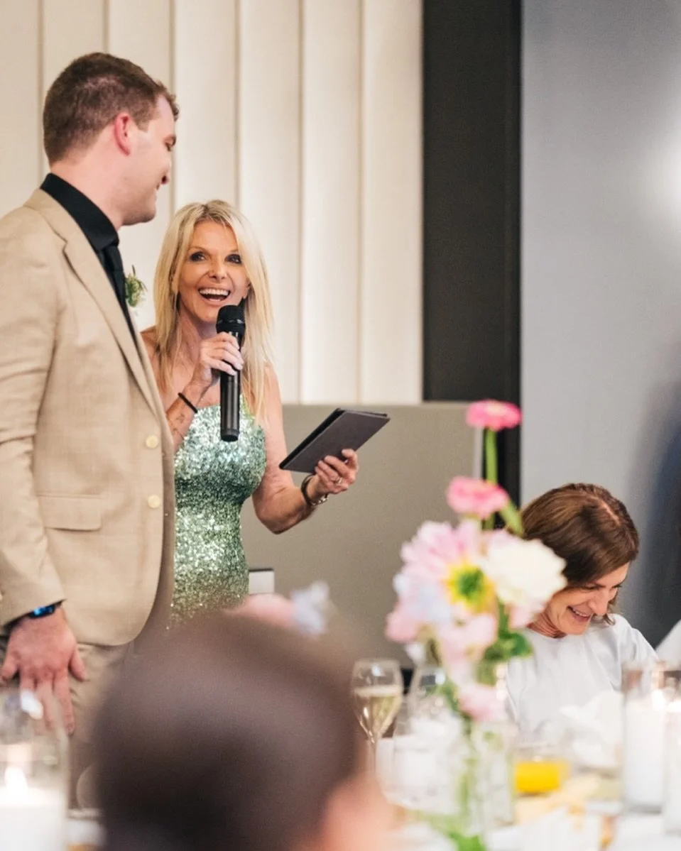 An amazing fun night being the MC for Paul and Aaron ❤️