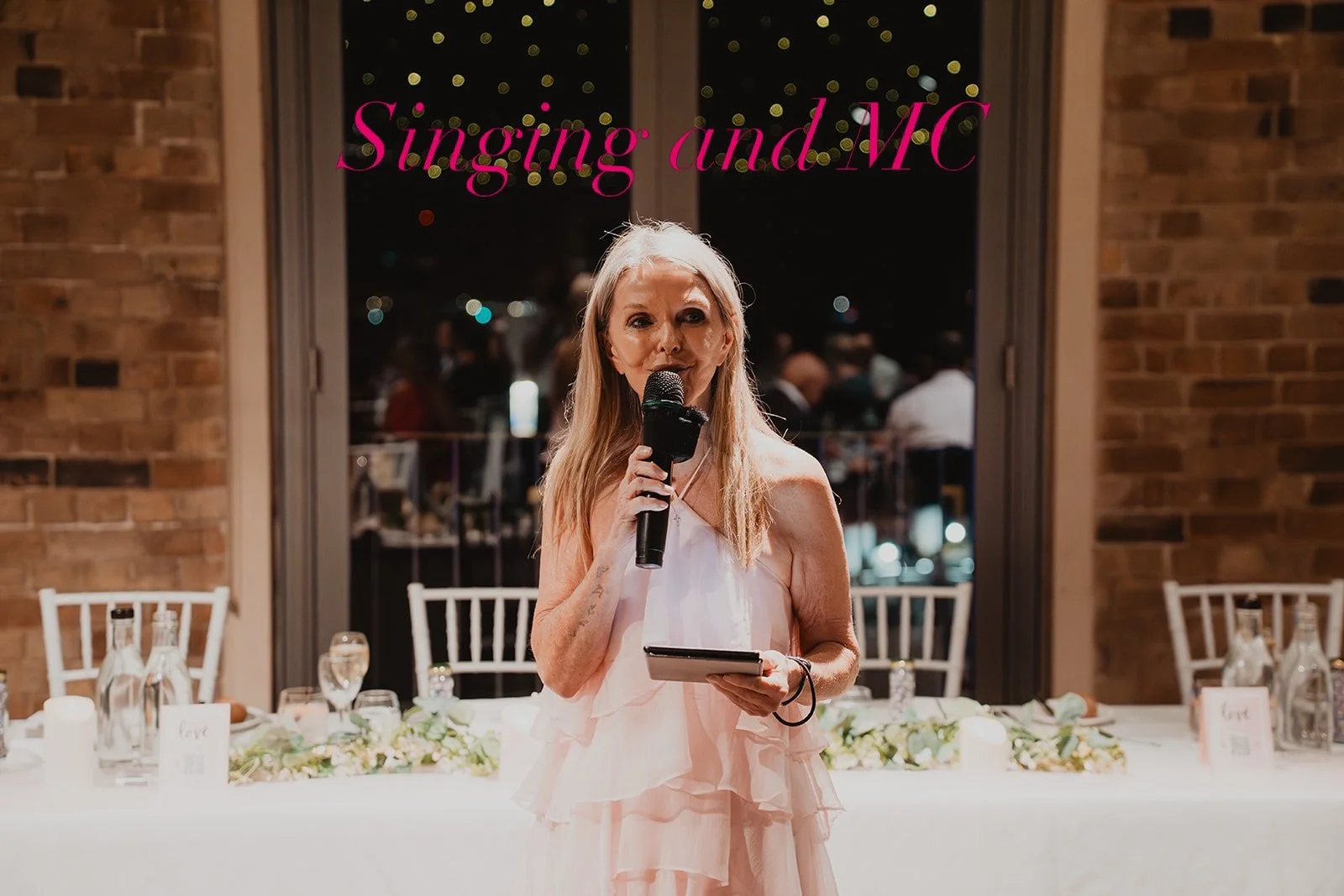 I had such an incredible night diving and being the mc and celebrant for Joy and Dean at The Waters edge ❤️