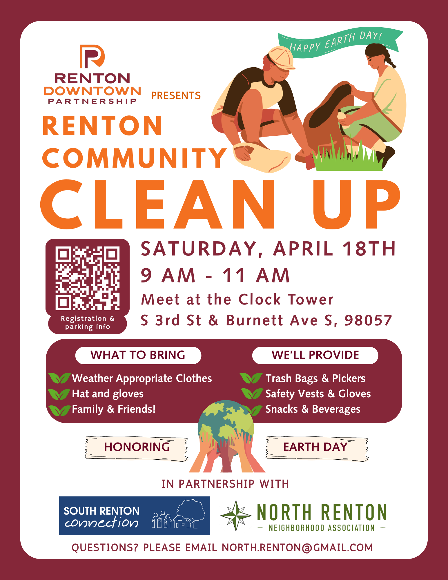 DTR Quarterly Clean Up - EARTH DAY April