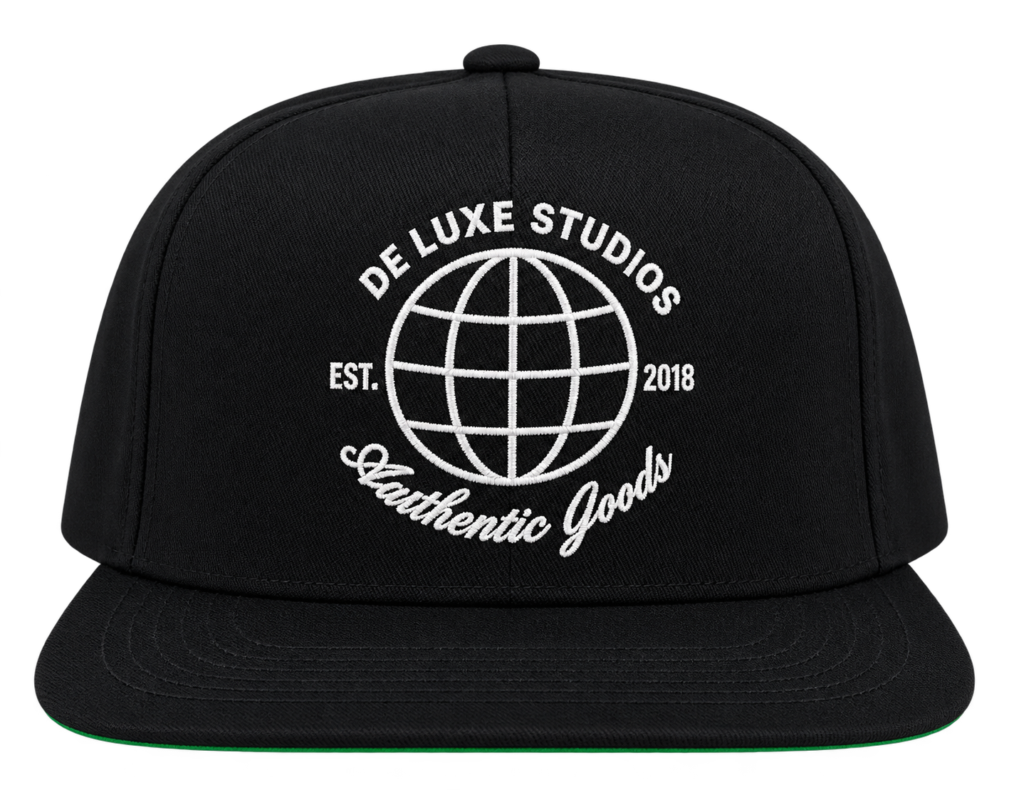 De Luxe Studios Globe Embroidered Cap.png