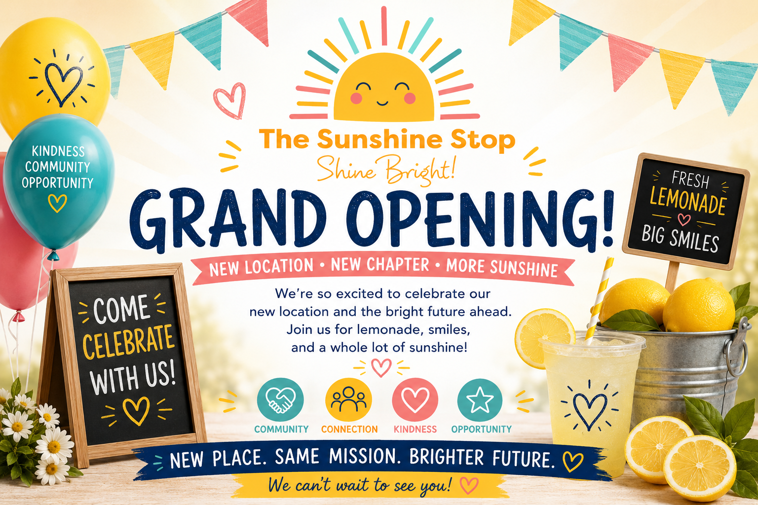 Grand Opening of The Sunshine Stop's New Location