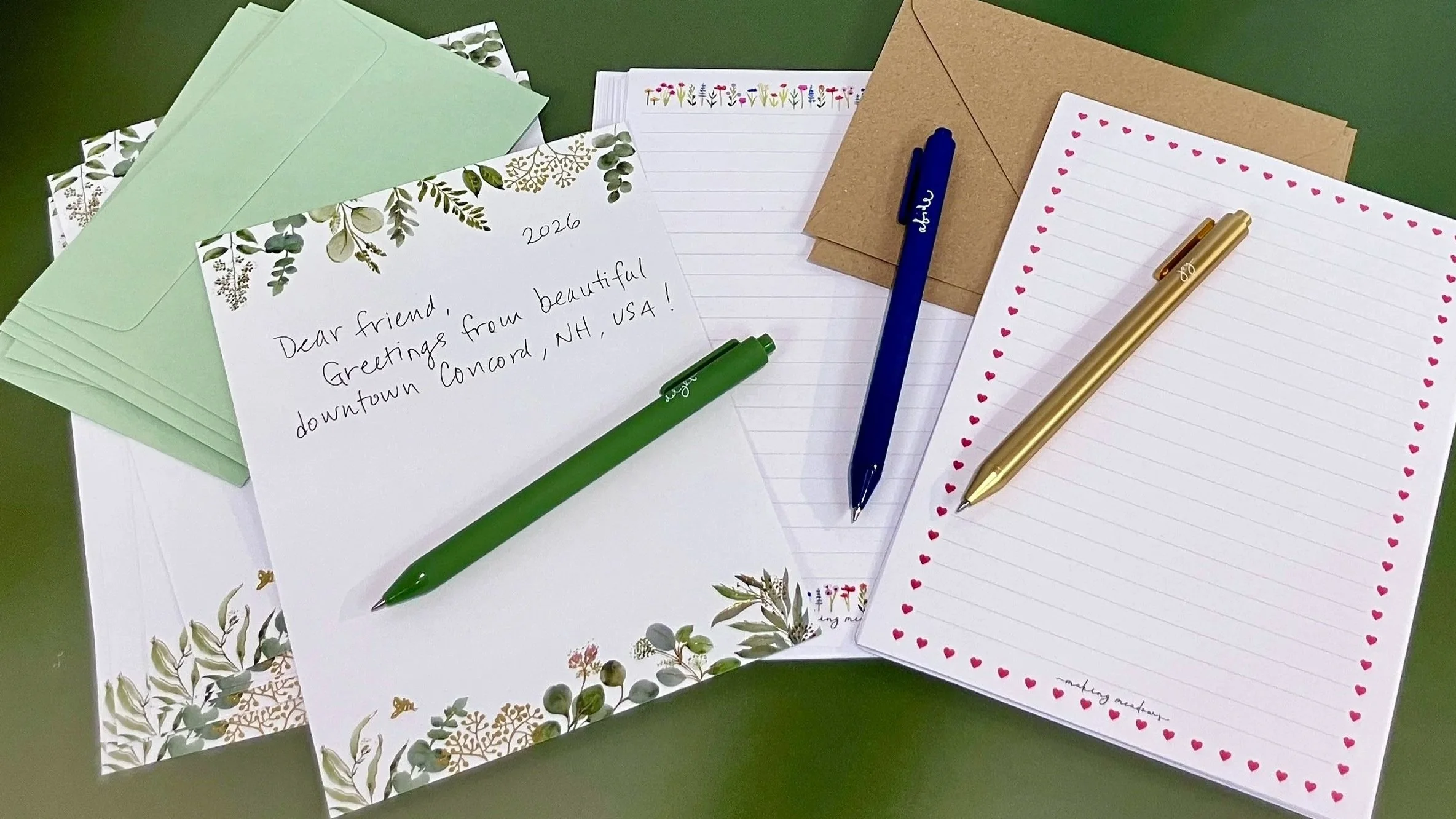 Sunday Letter Project Launch - at Nordic Notes & Notions