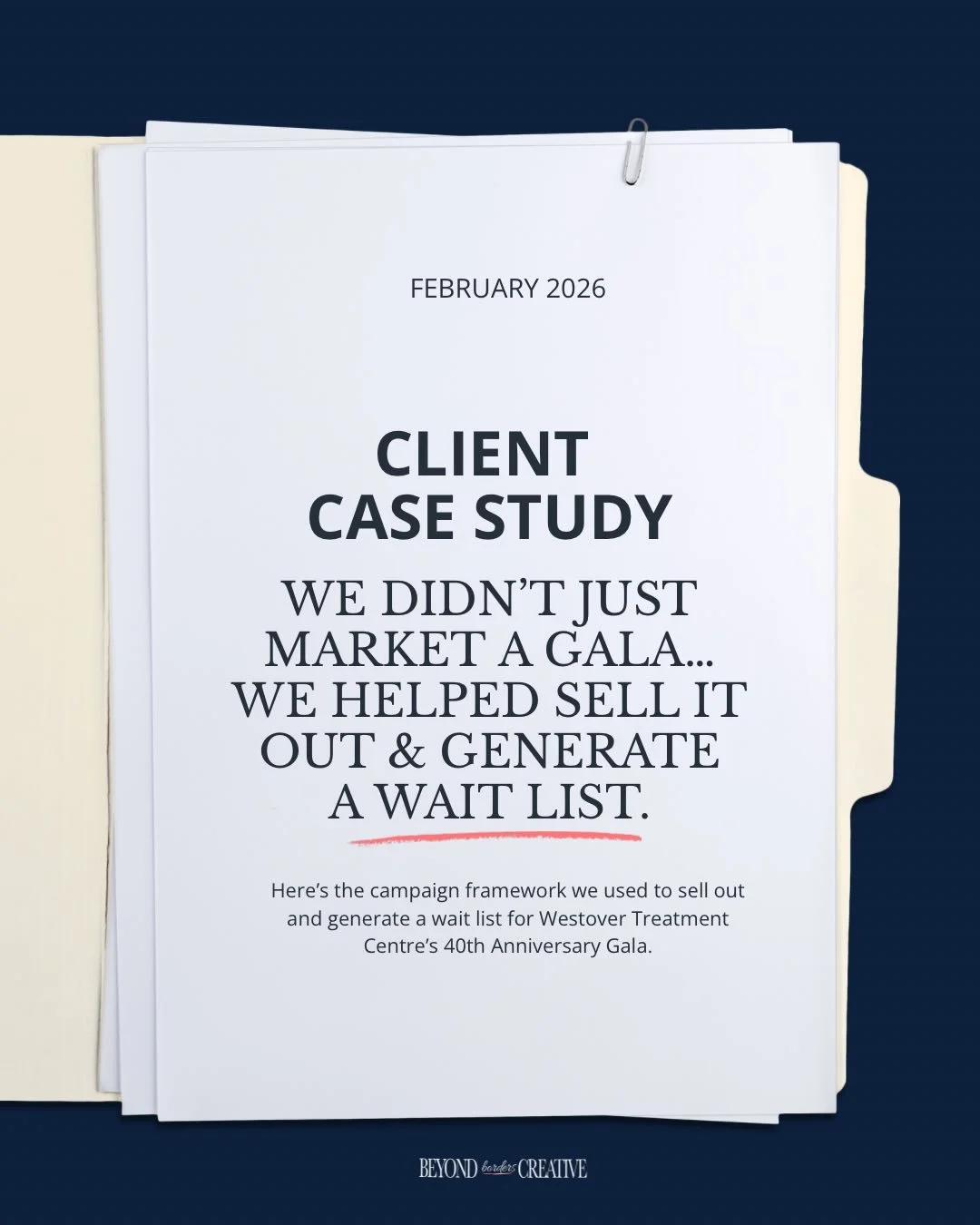 A sold-out event doesn&rsquo;t happen by accident. It happens with strategy.

This 40th Anniversary Gala sold out early &mdash; because we built a purpose-led campaign around storytelling, not guesswork.

If you&rsquo;re planning an event or campaign