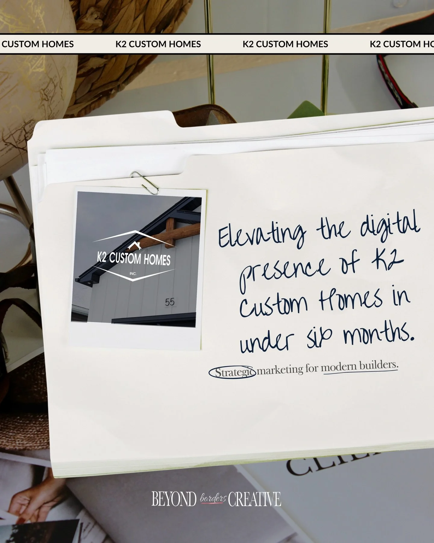 K2 Custom Homes builds modern, detail-focused custom homes across Ontario.

Our role was to ensure their digital presence matched the quality of their craftsmanship.

Through strategic social media management, professional content creation, and websi