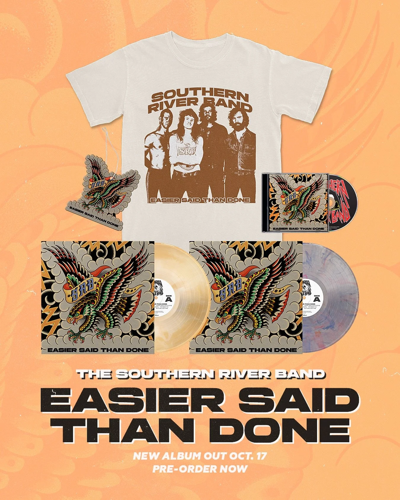We&rsquo;re in the endzone, baby! 🏁

@thesouthernriverband&rsquo;s new album &lsquo;Easier Said Than Done&rsquo; lands this week. Get your pre-orders in now or you&rsquo;ll be kicking yourself when it sells out.

Pre-orders in our link in bio.