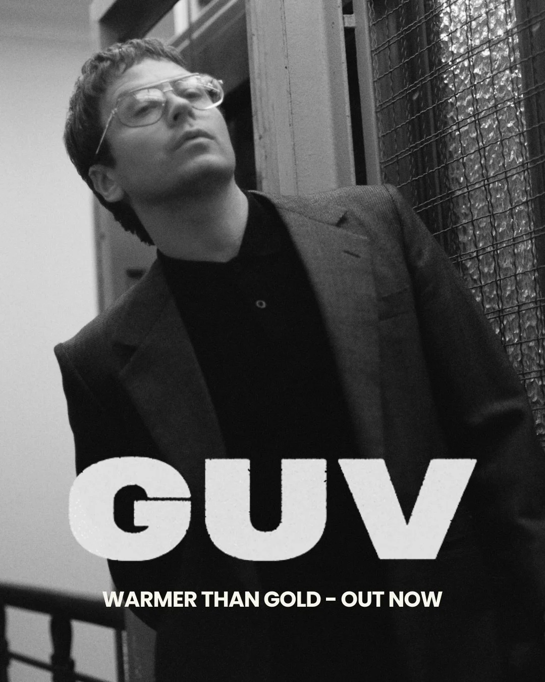ICYMI: GUV&rsquo;s WARMER THAN GOLD is out now.

Made with the help of an all-star cast of creatives, including contributions from James Matthew Seven, Darcy Baylis, Hatchie, Meg Mills of Turnstile + many more, Warmer Than Gold effortlessly blends el