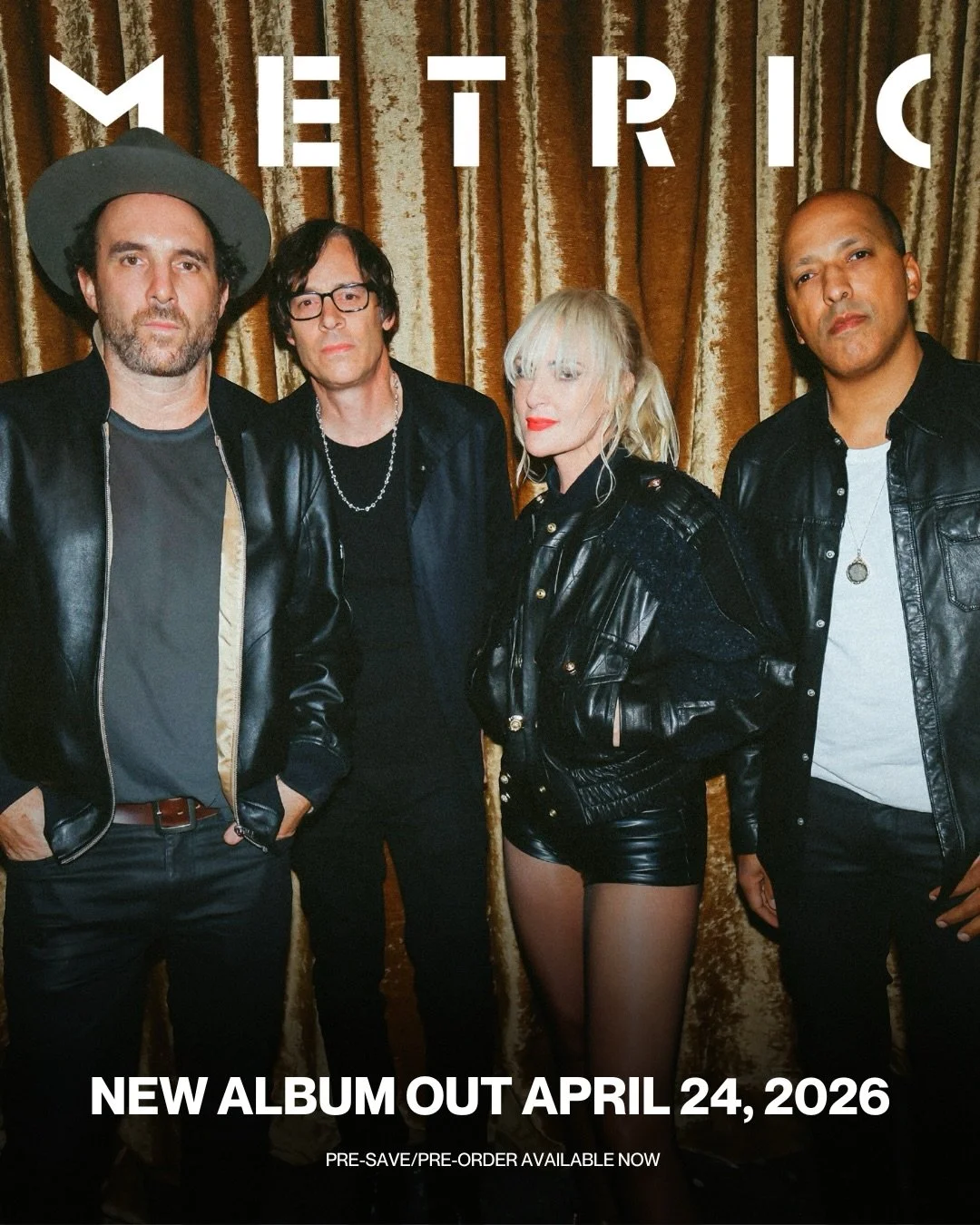 @metric have announced their tenth studio album, &lsquo;Romanticize The Dive&rsquo; - out April 24 via our pals @thirtytigers 

The first single, &ldquo;Victim Of Luck&rdquo; 🎲 is out now on all platforms.

&ldquo;&lsquo;Victim Of Luck&rsquo; and re