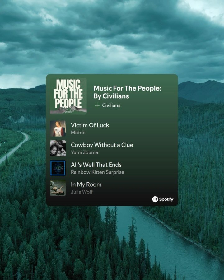 This week&rsquo;s playlist has a very particular theme 🥀🐺🧛

It&rsquo;s moody, it&rsquo;s grungy and it&rsquo;s full of tracks we think could easily sound track 2008&rsquo;s &lsquo;Twilight&rsquo; if it were made today.

Recommended for: rainy days