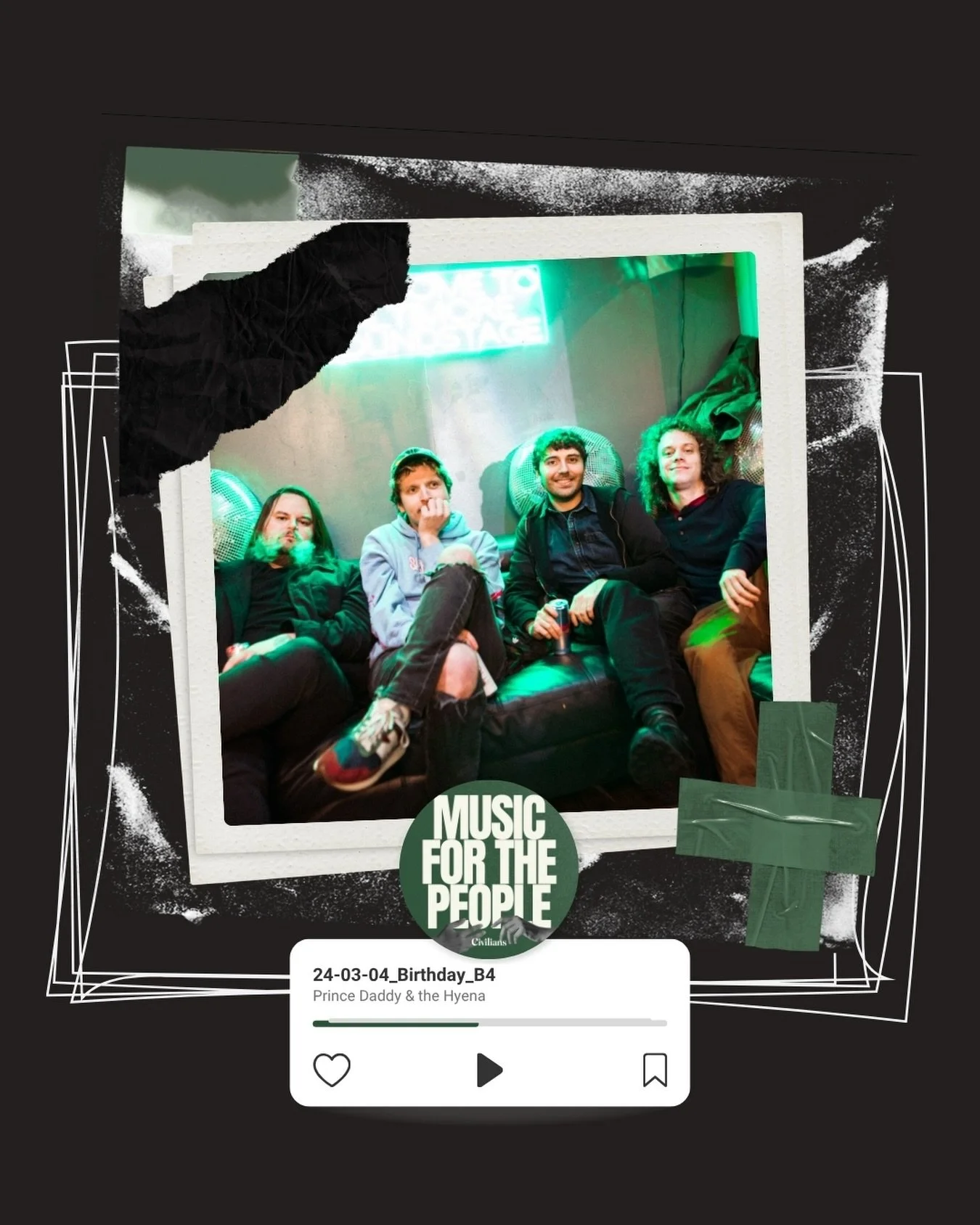 What better way to head into the weekend than listening to our Music For The People playlist ❤️&zwj;🔥

Think wall to wall bangers in the same vain as this week&rsquo;s cover stars, Prince Daddy &amp; The Hyena. It&rsquo;s sure to get your weekend st