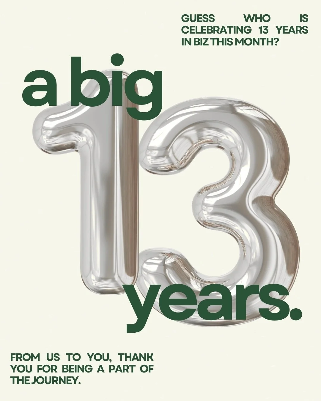 HAPPY BIRTHDAY TO US! 13 years young and to celebrate we would like to give you 13% off storewide so in actual fact it&rsquo;s YOU that gets the gift here.
Give us the best birthday gift ever by treating yourself!

Use code: HBD13CIV

Valid til 28/03