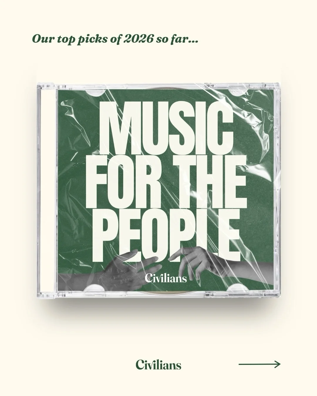 &lsquo;Music For The People&rsquo; playlist update 🎧🔁

Wanna know what the team&rsquo;s been listening to? Here are our top picks of 2026 so far. Bonus points if you can guess who chose what 👀

Check it out now via the link in bio. 🔗