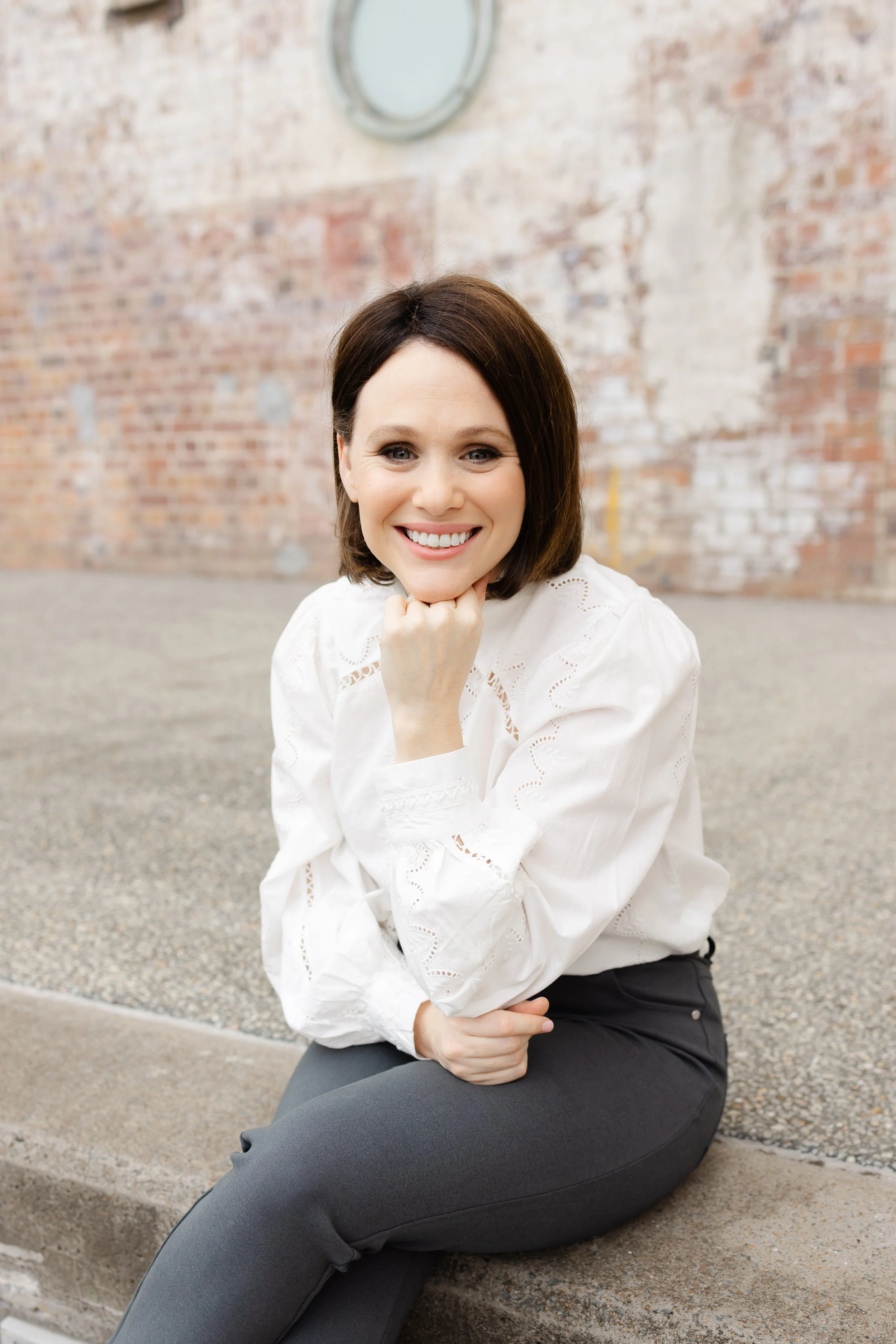 Portrait of a smiling copywriter