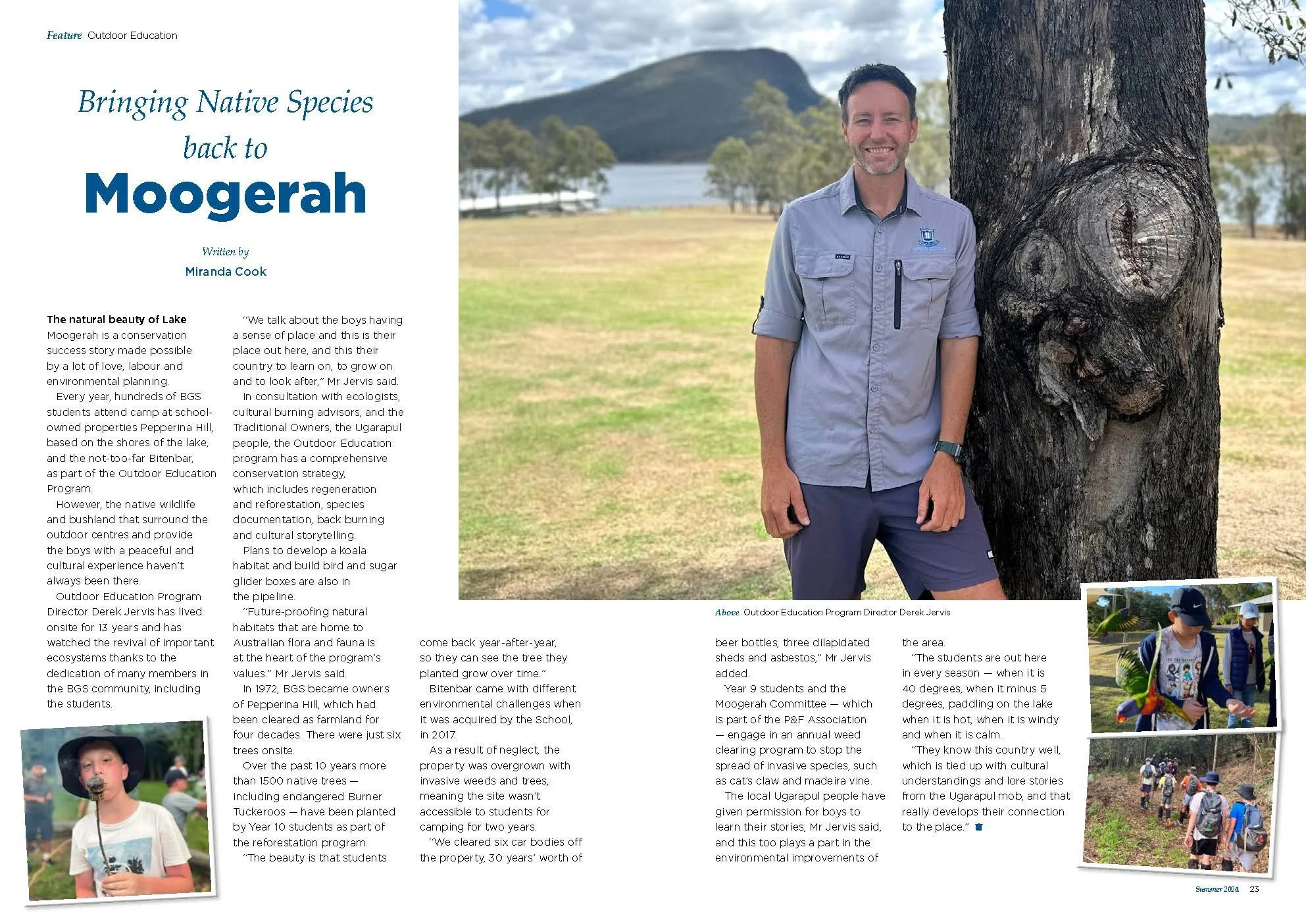 Screenshot of article written for Grammar News