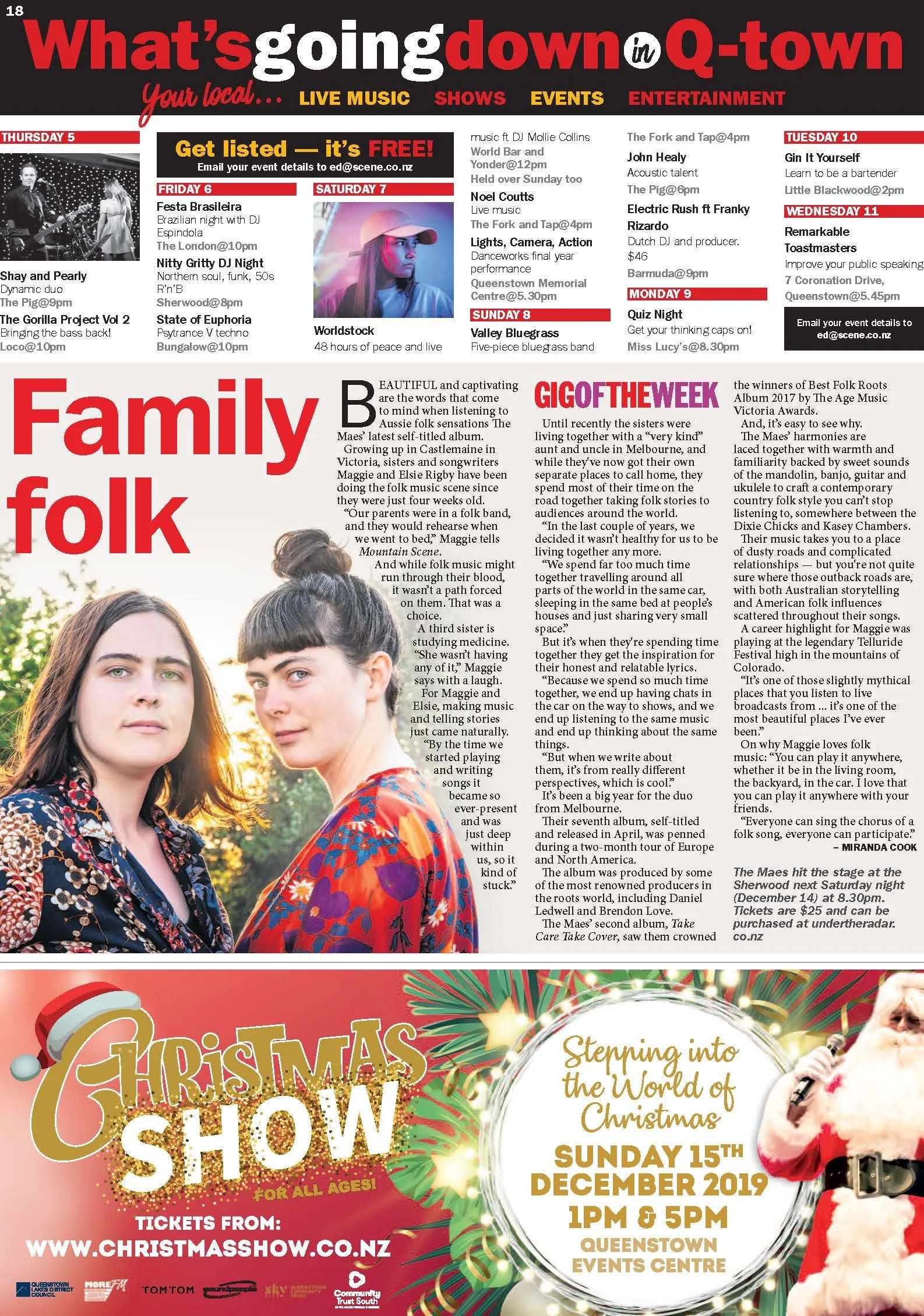 Screenshot of news article written for Mountain Scene.