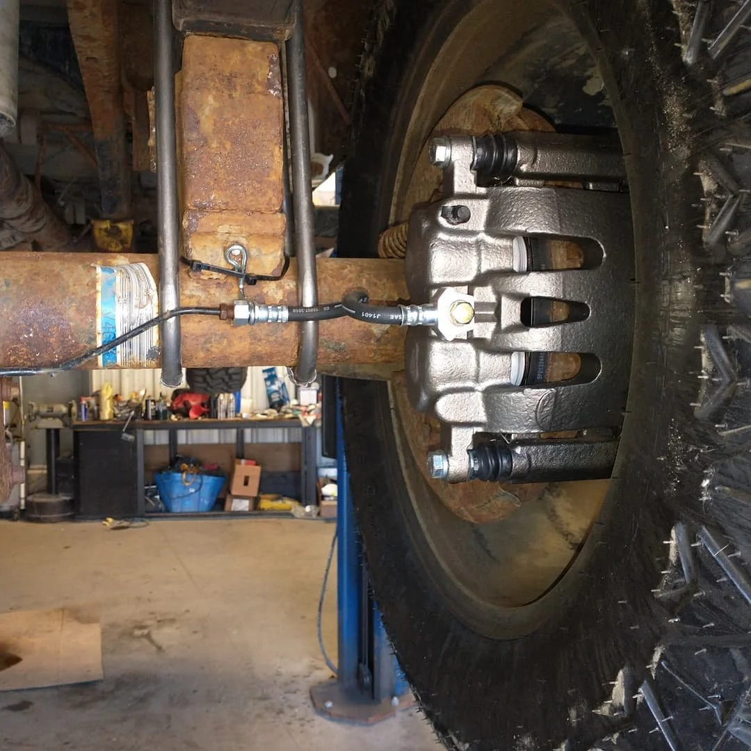 Customer states that he's brake pads are bad