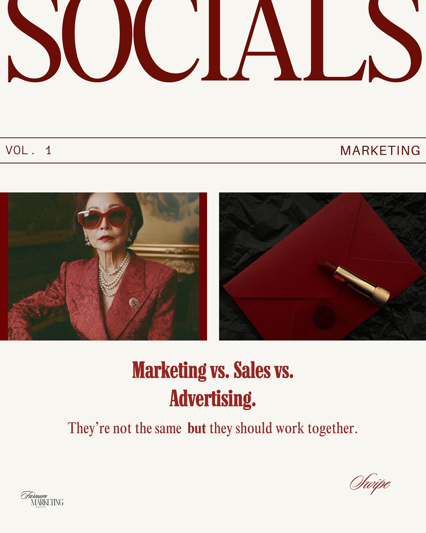 Marketing, Advertising, Sales 💻 These terms get tossed around like they’re interchangeable but they’re not! 🙅‍♀️
Each one plays a distinct role in growing your business.
🍓We’re breaking down what each function actually does