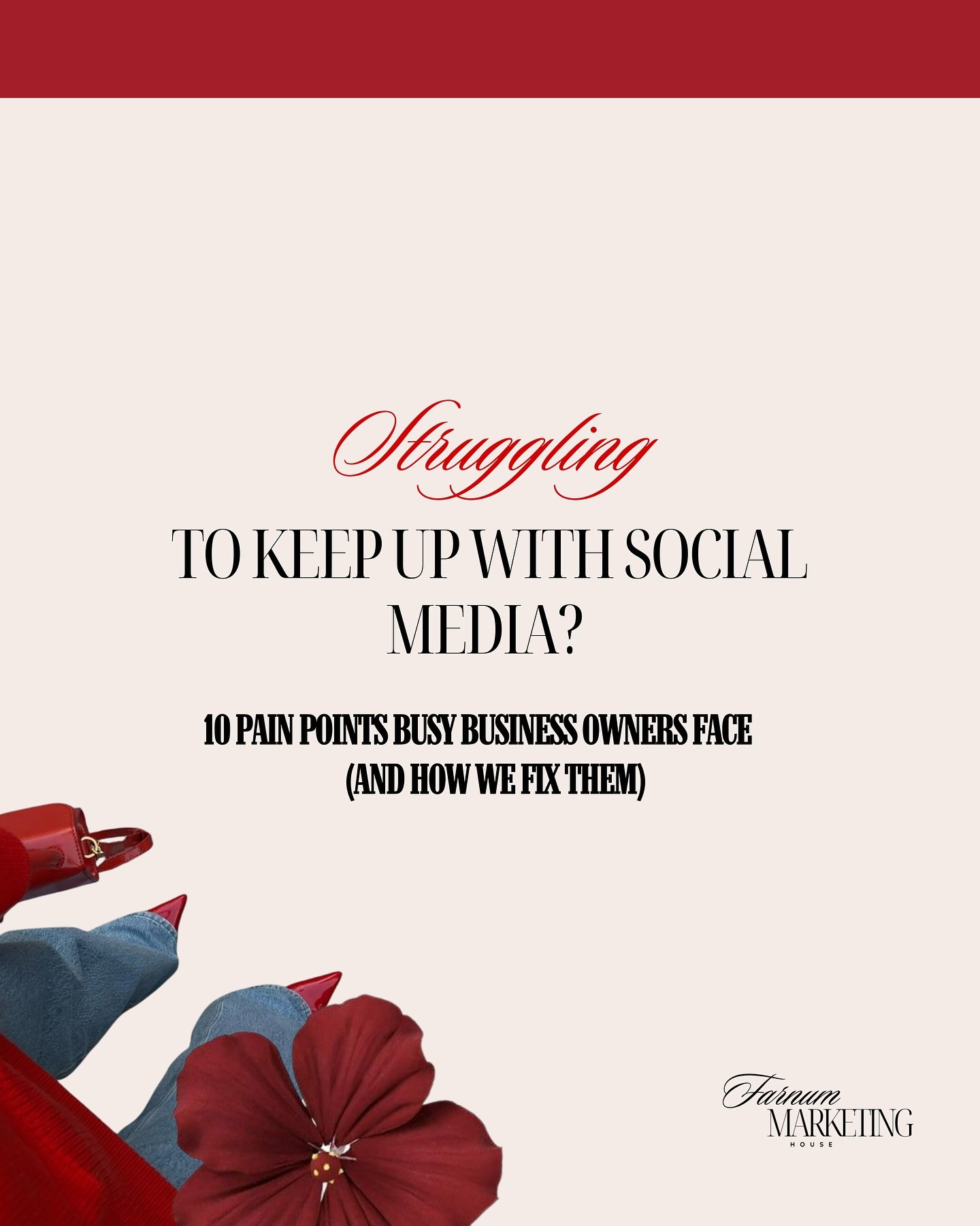 📢 You shouldn’t have to choose between running your business and running your social media.
But for most business owners, trying to do both leads to:
🚫 Burnout
📉 Low engagement
🍓Inconsistent branding
❌ And content that doesn’t conve