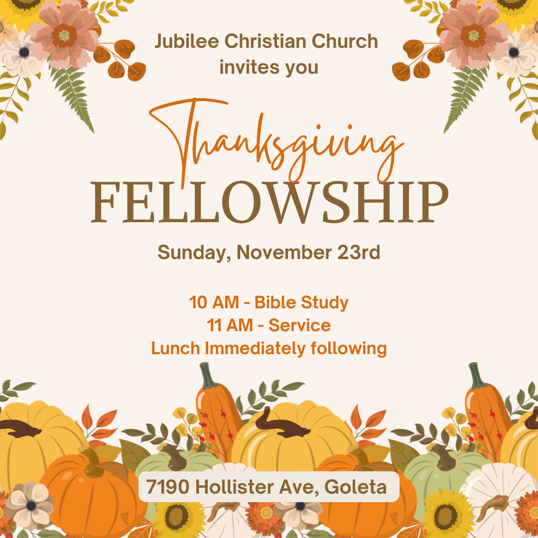 Thanksgiving Fellowship Lunch
