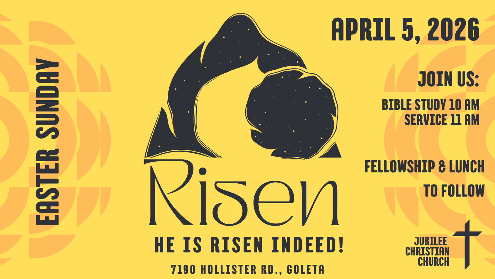 Come and Let’s Celebrate Resurrection Sunday With Us 