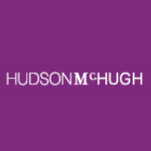 Purple background with white text displaying 'HUDSON M CHUGH'.