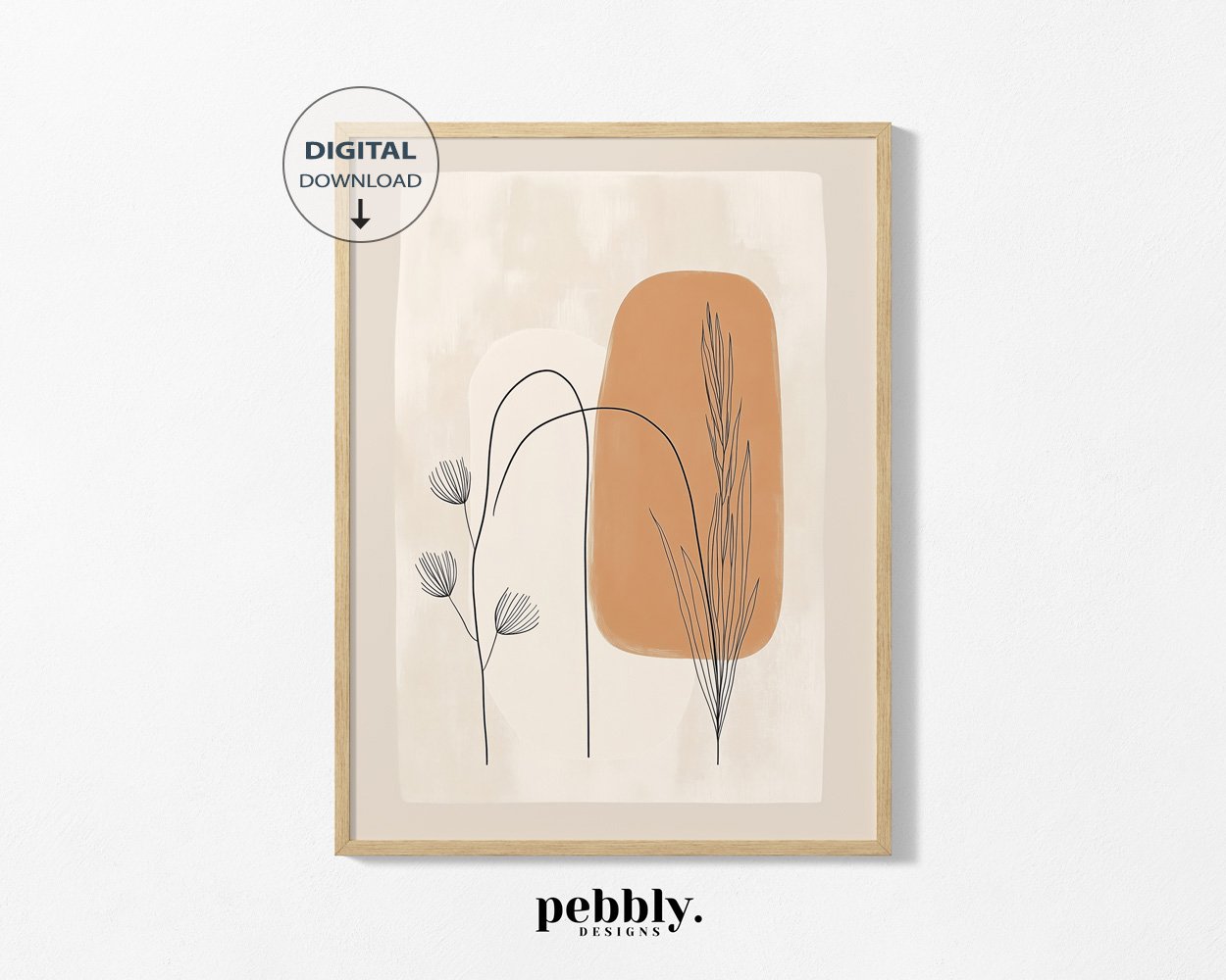 Boho Abstract Neutral 003