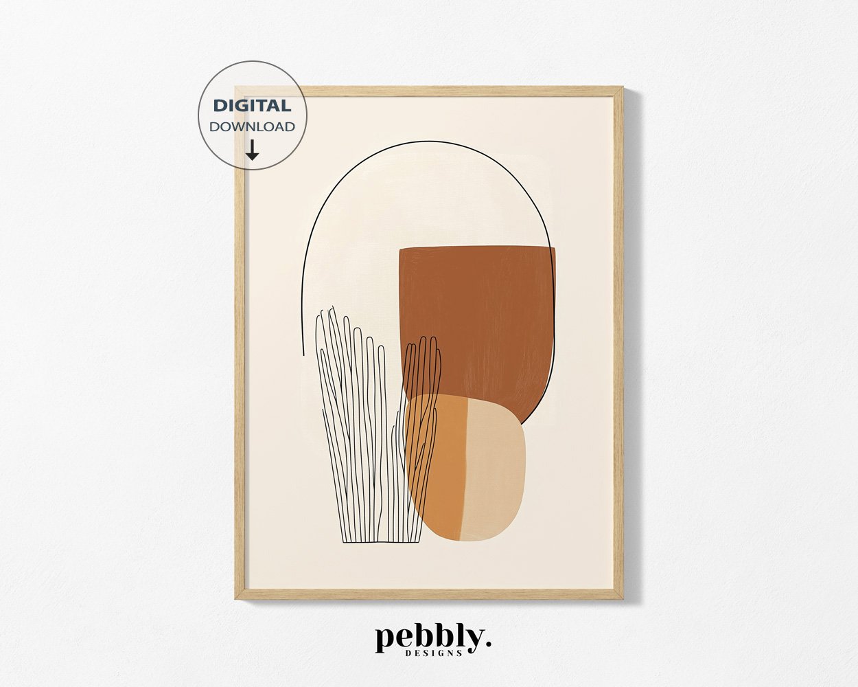 Boho Abstract Neutral 005