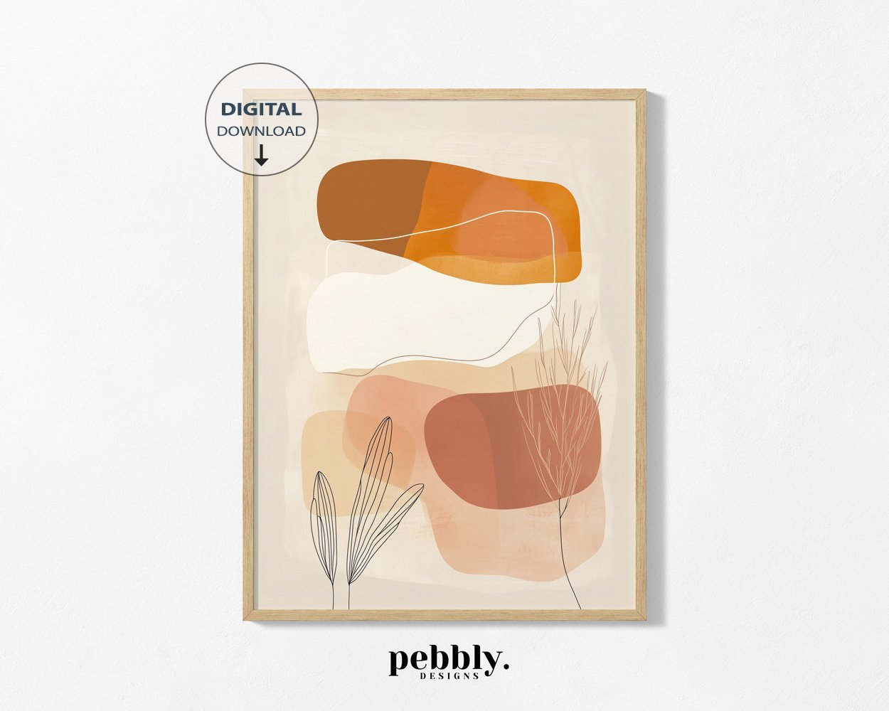 Boho Abstract Neutral 007