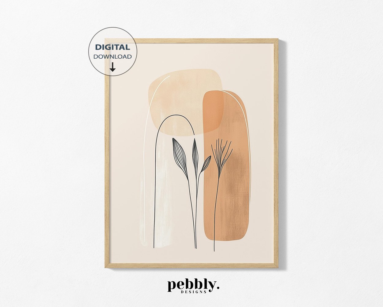 Boho Abstract Neutral 001