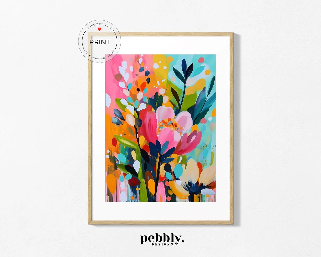 Vibrant Floral PRINT No 3
