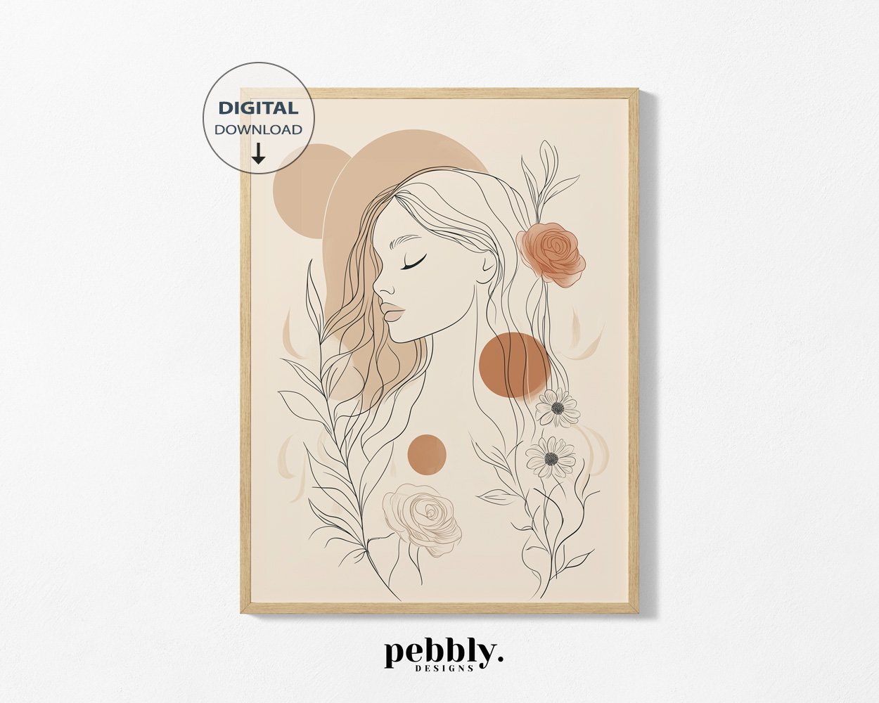 Boho Abstract Neutral 008
